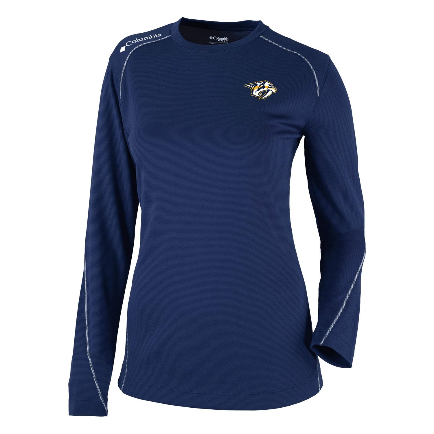 Columbia Nashville Predators Shotgun Omni-Wick Raglan Long Sleeve T-Shirt                                                        - view number 2