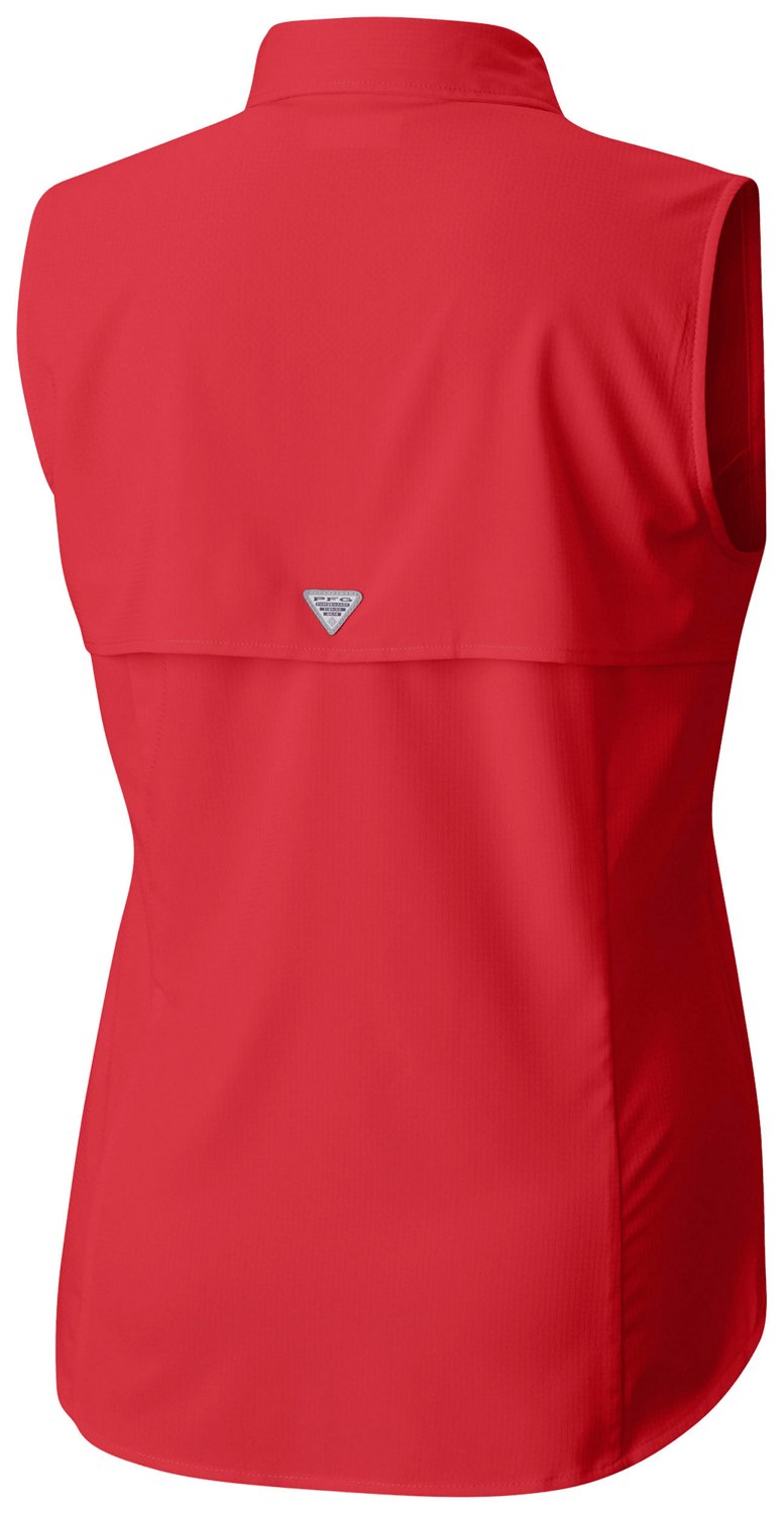 Columbia New Jersey Devils Tamiami Omni-Shade Sleeveless Button-Up Shirt                                                         - view number 3