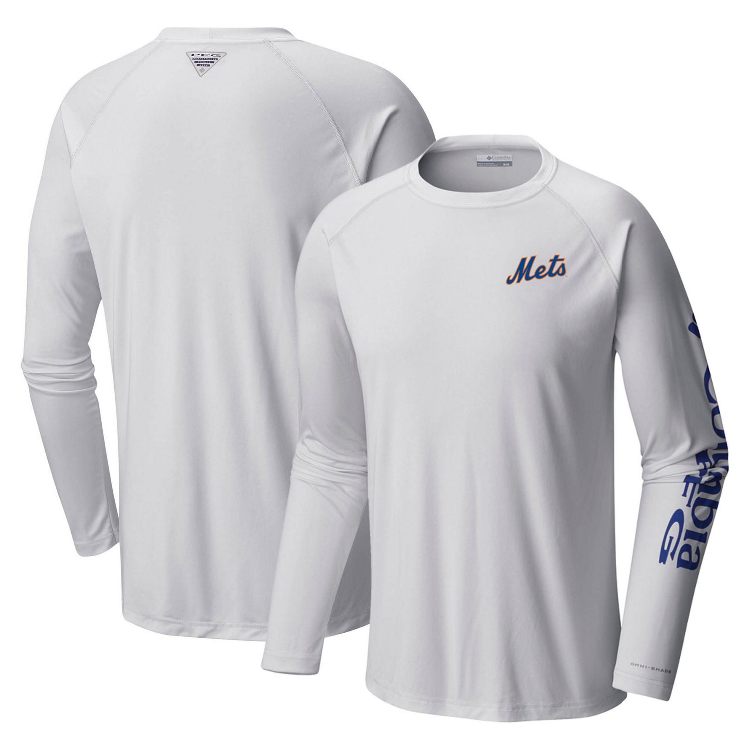 Columbia New York Mets Terminal Tackle Long Sleeve T-Shirt Academy