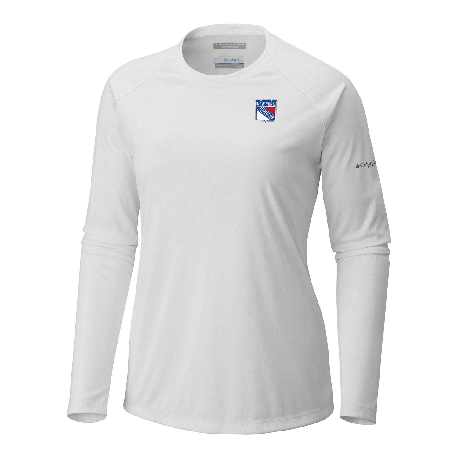 Columbia New York Rangers Omni-Shade Tidal Tee II Raglan Long Sleeve T-Shirt - view number 2