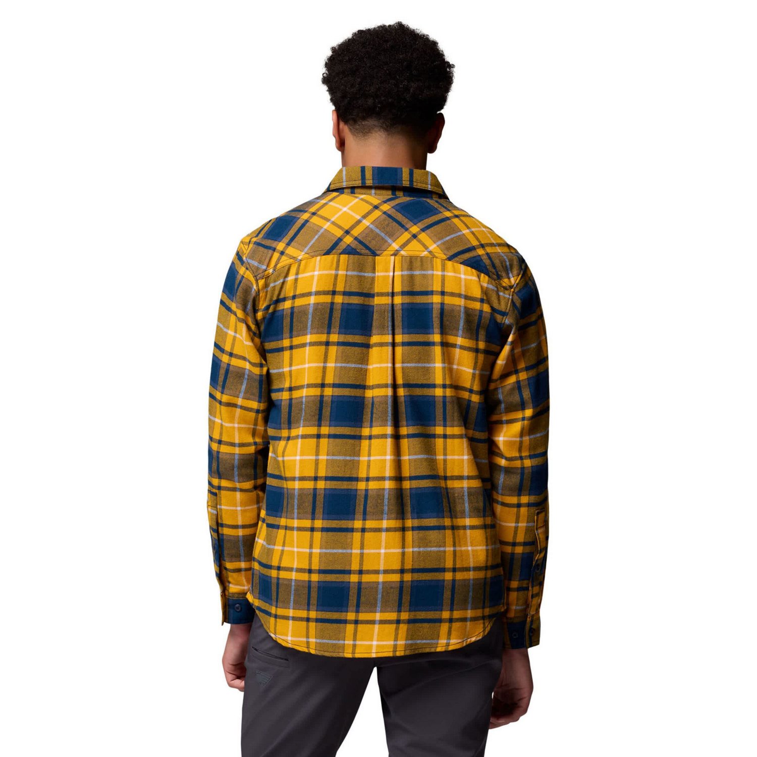 Columbia Notre Dame Fighting Irish Flare Gun Omni-Wick Flannel Long Sleeve Button-Up Shirt - view number 2