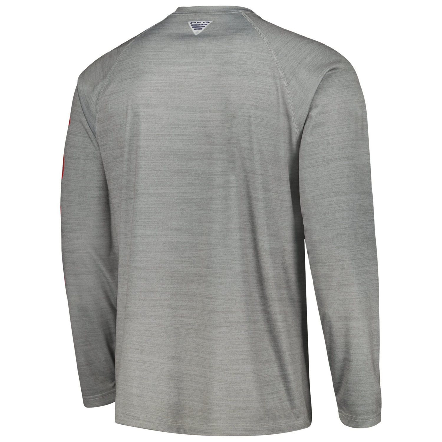 Columbia Ohio State Buckeyes PFG Terminal Tackle Omni-Shade Raglan Long Sleeve T-Shirt - view number 3