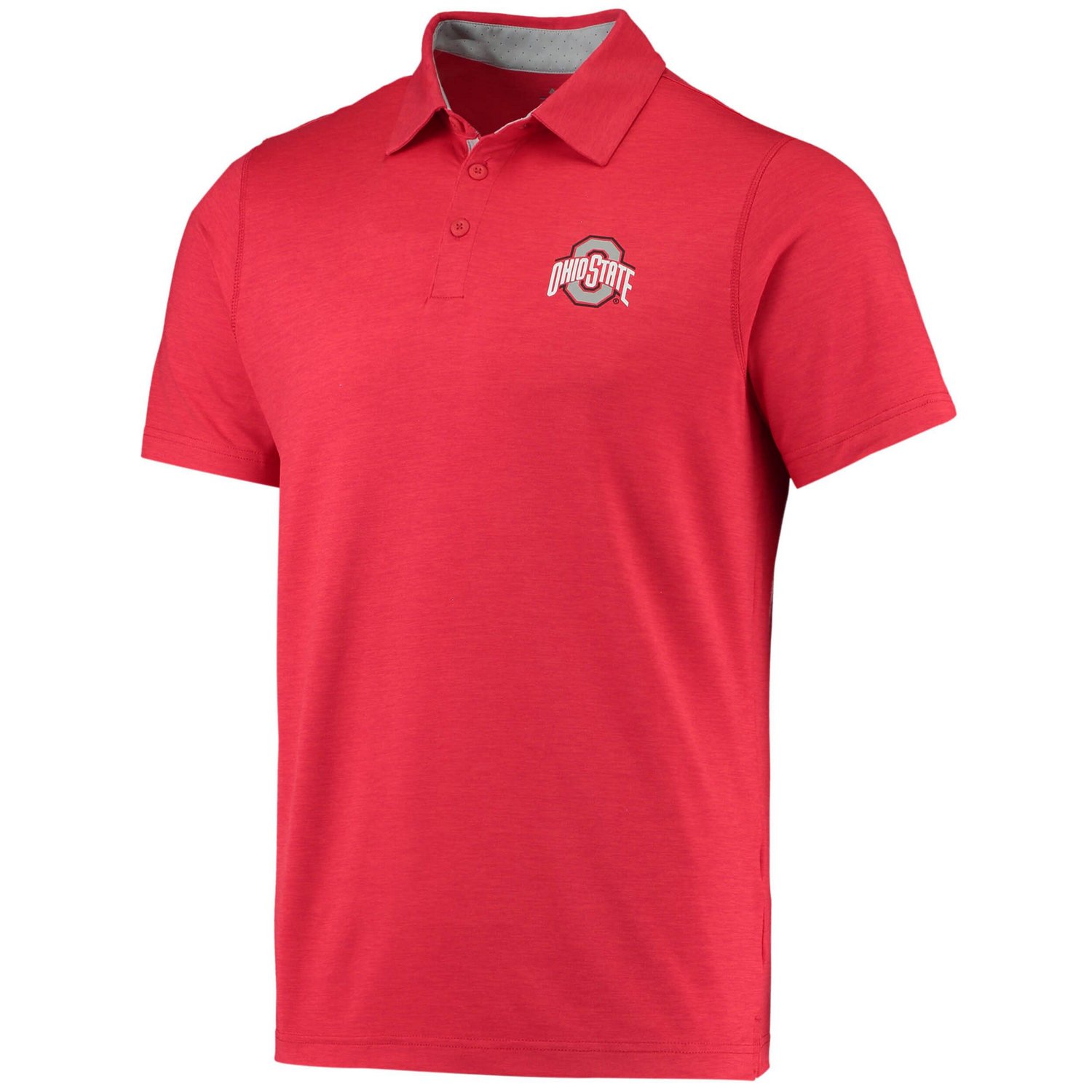 Columbia Ohio State Buckeyes Tech Trail Omni-Shade Polo                                                                          - view number 2