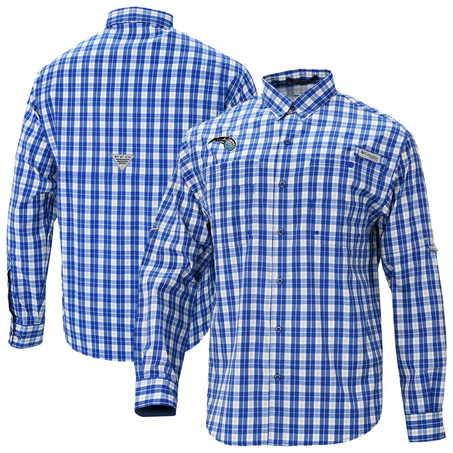 Columbia Orlando Magic Super Tamiami Omni-Shade Long Sleeve Button-Down Shirt - view number 1