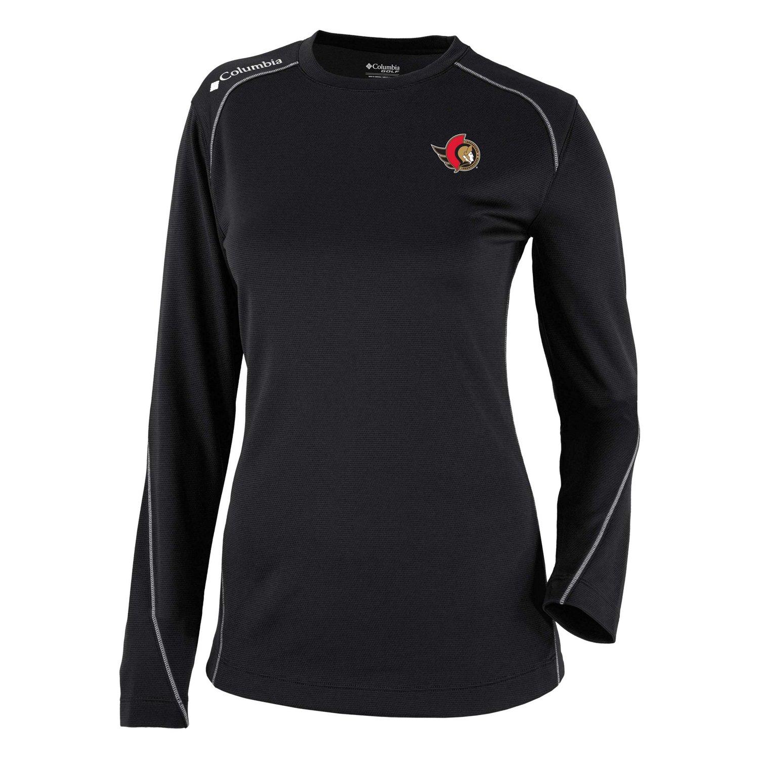 Columbia Ottawa Senators Shotgun Omni-Wick Raglan Long Sleeve T-Shirt - view number 2