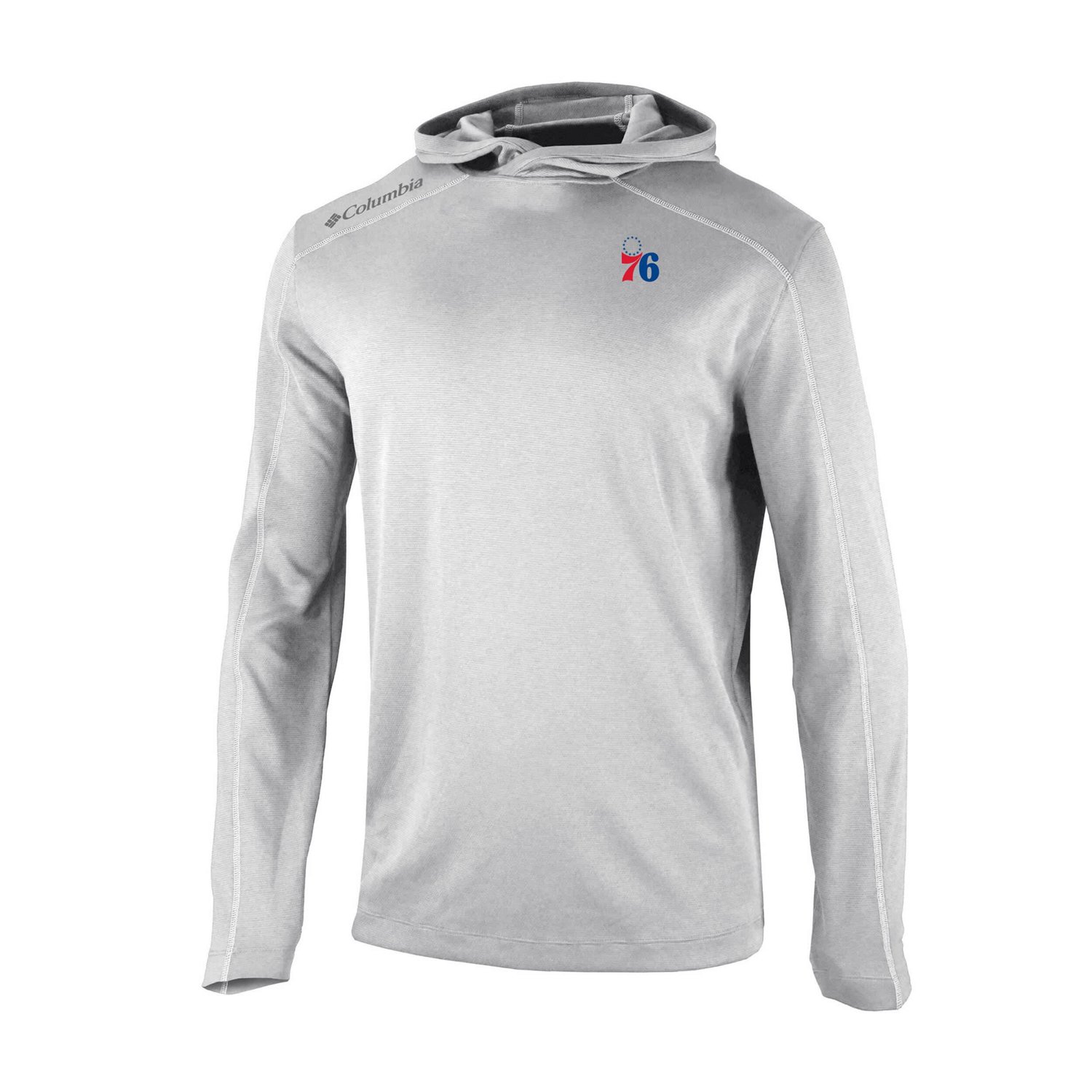 Columbia Philadelphia 76ers Omni-Wick Shotgun Pullover Hoodie                                                                    - view number 2