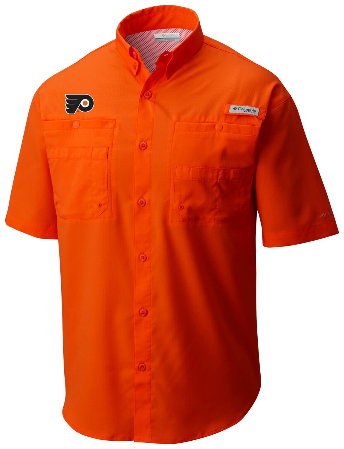 Columbia Philadelphia Flyers Tamiami Short Sleeve Omni-Wick Button-Down Shirt - view number 2