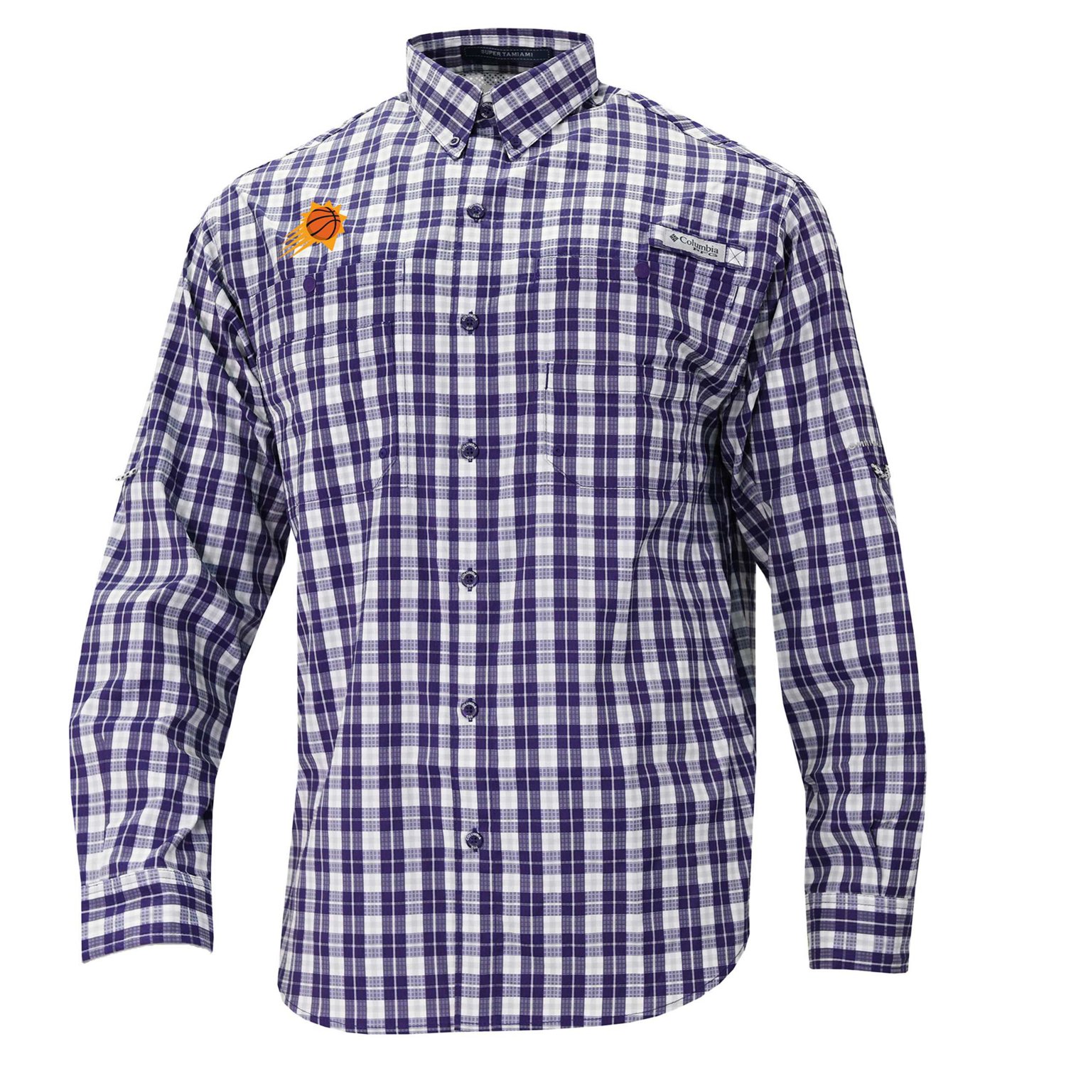 Columbia Phoenix Suns Super Tamiami Omni-Shade Long Sleeve Button-Down Shirt                                                     - view number 2