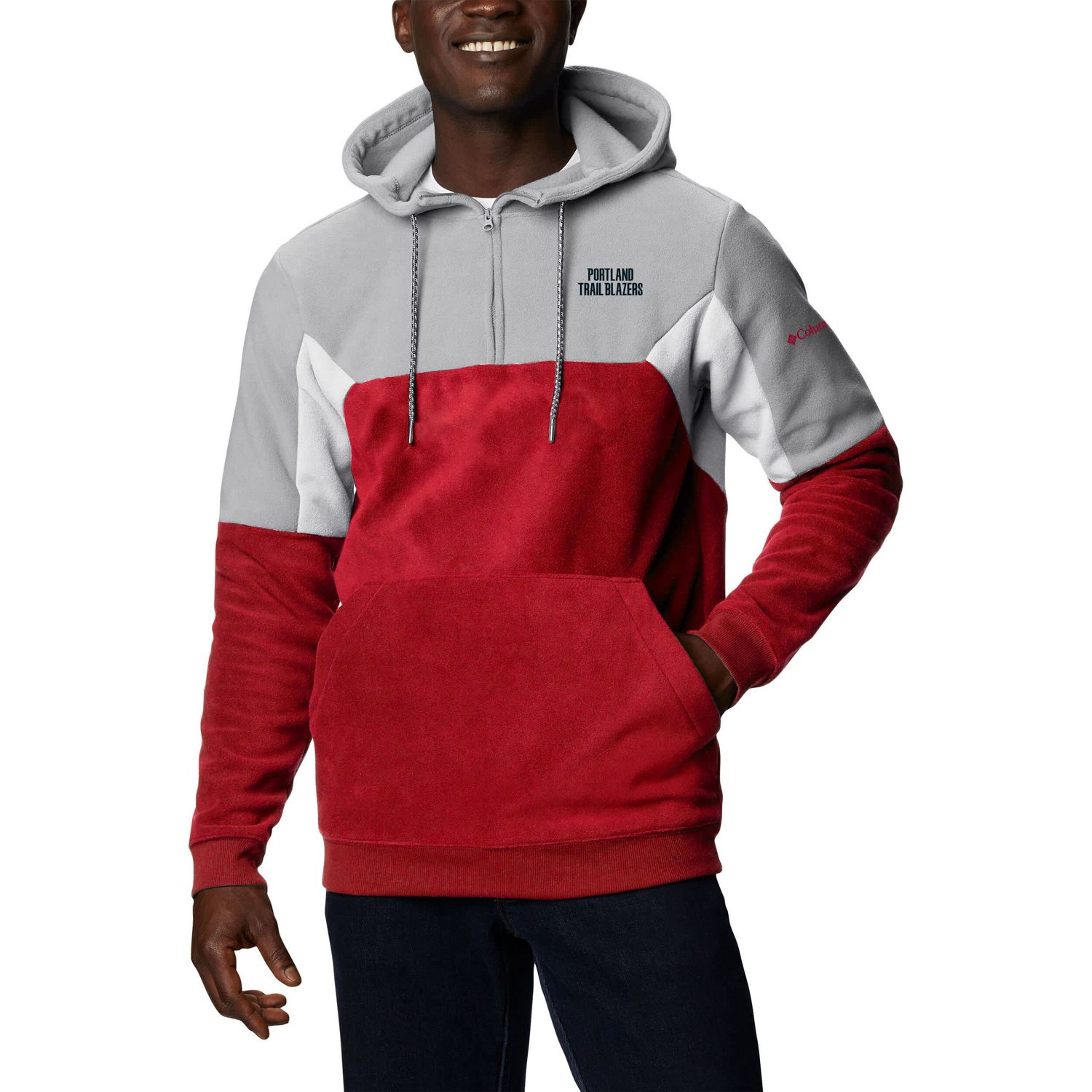 Columbia Portland Trail Blazers Lodge Quarter-Zip Hoodie