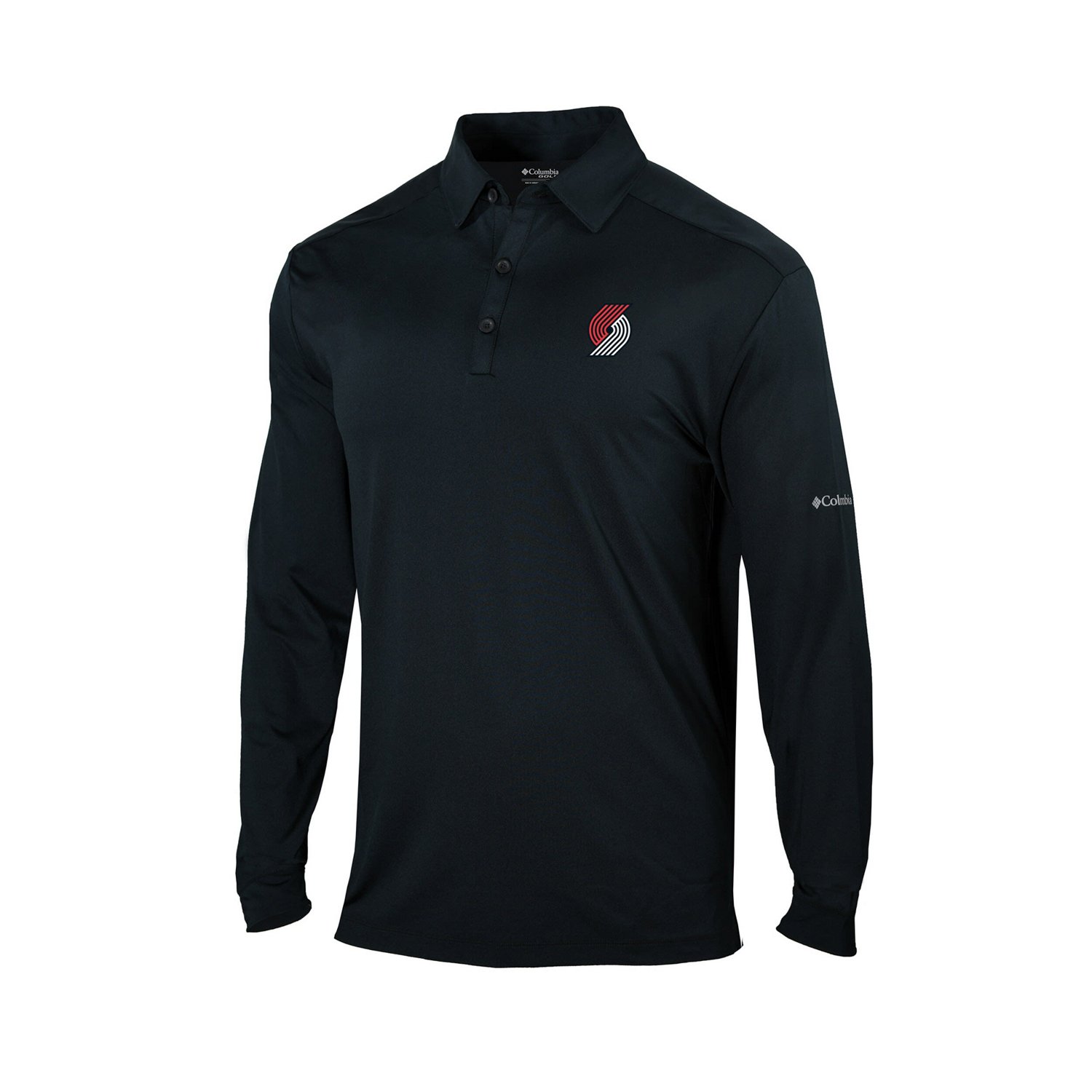 Columbia Portland Trail Blazers Omni-Wick Pin High Long Sleeve Polo - view number 2