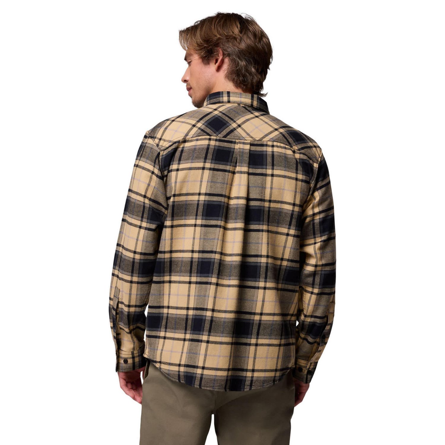Columbia Purdue Boilermakers Flare Gun Omni-Wick Flannel Long Sleeve Button-Up Shirt - view number 2