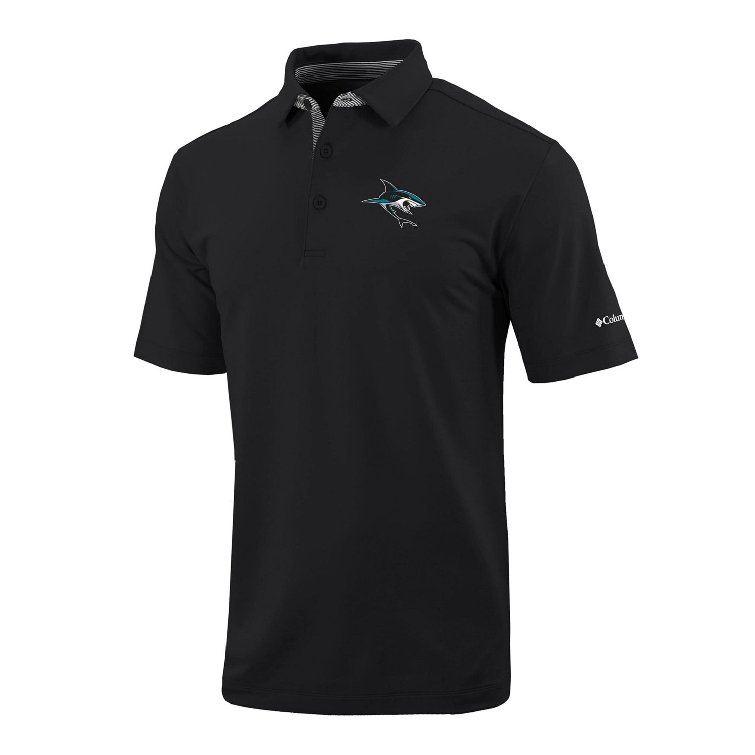 Columbia San Jose Sharks Even Lie Omni-Wick Polo - view number 2