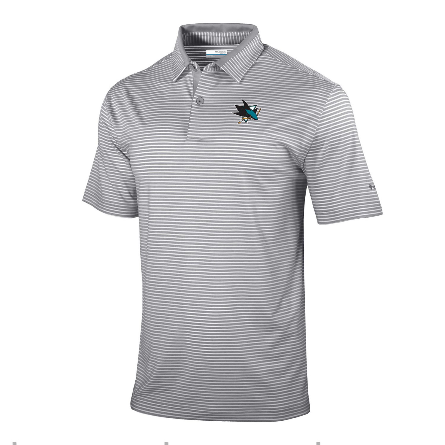 Columbia San Jose Sharks Golden Hills Omni-Wick Polo - view number 2