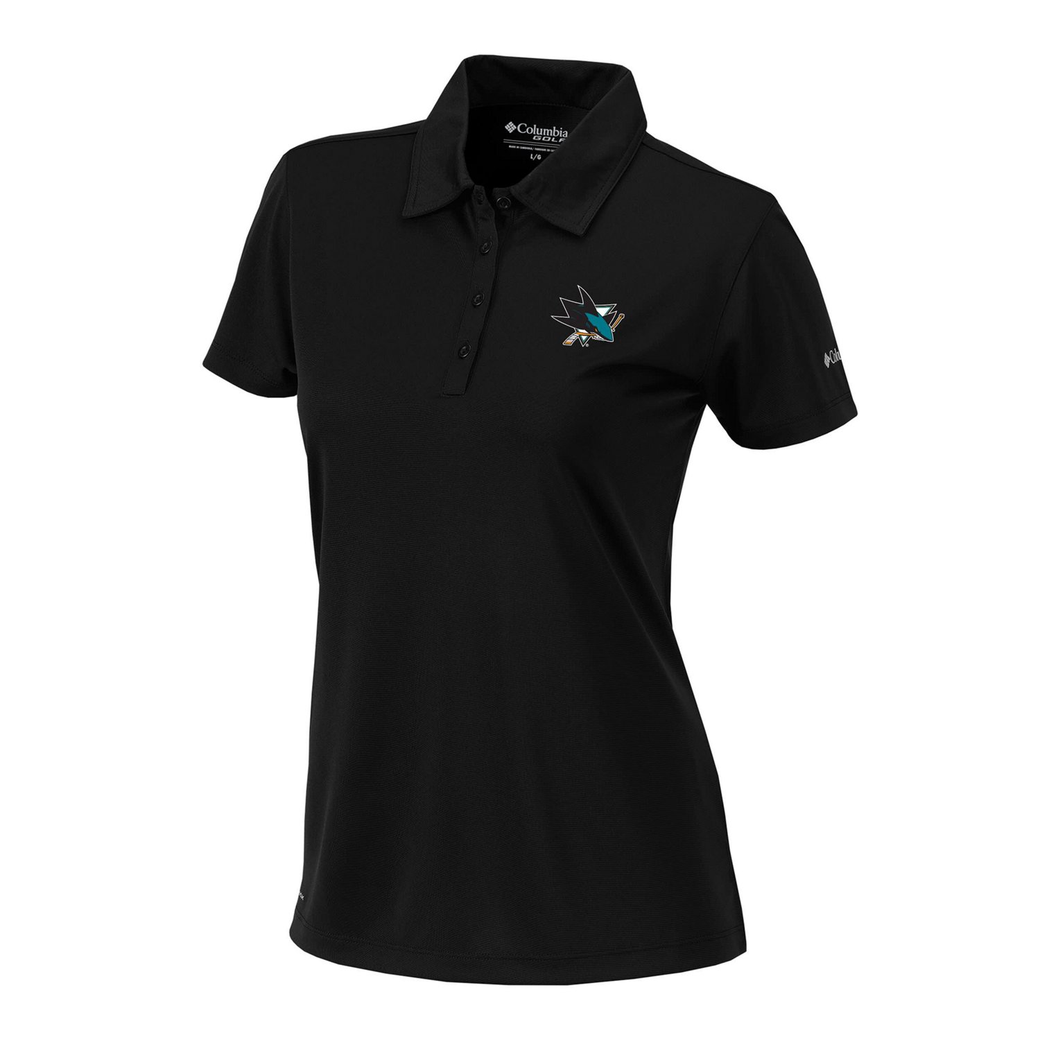 Columbia San Jose Sharks Omni-Wick Birdie Polo - view number 2