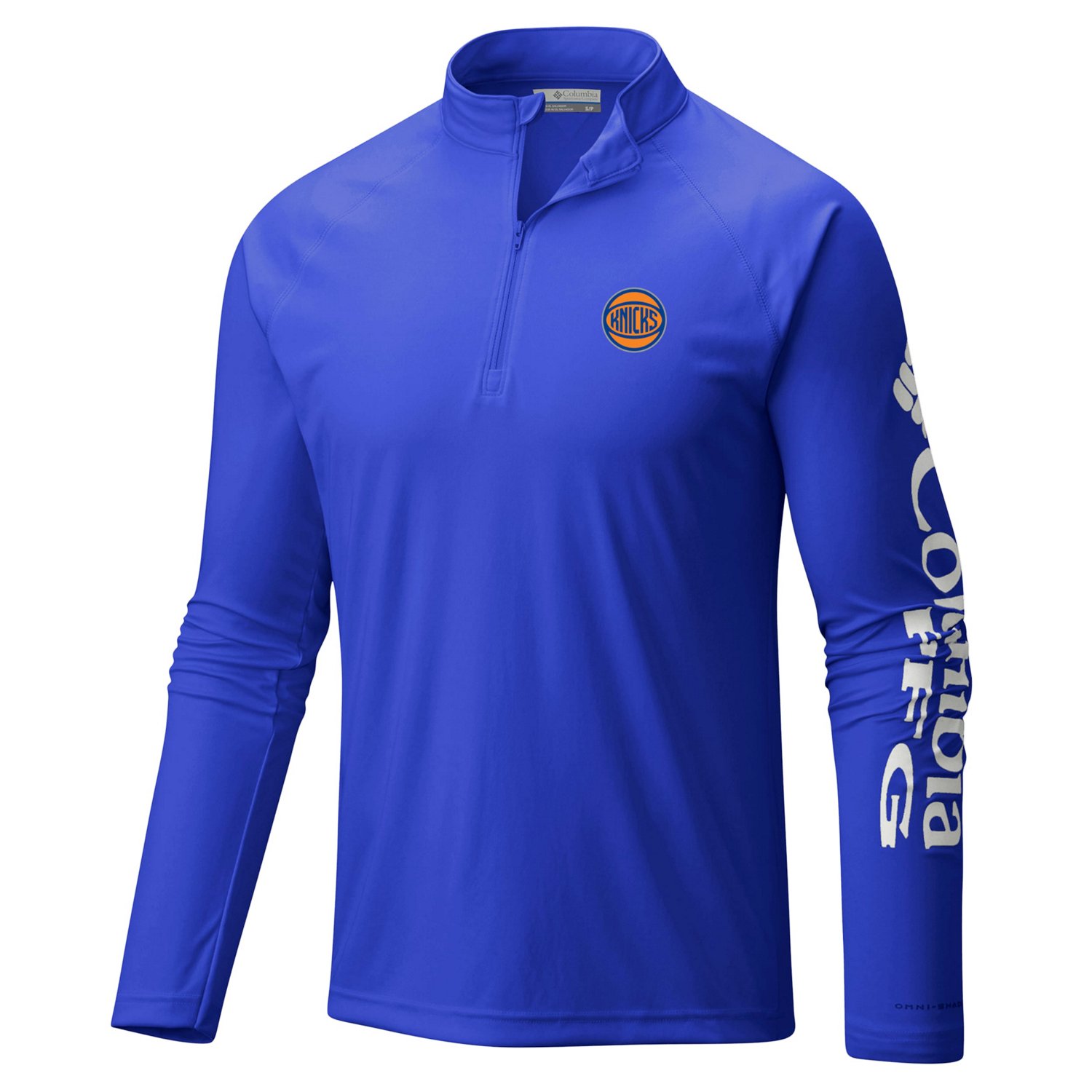 Columbia New York Knicks PFG Terminal Tackle Quarter-Zip Top - view number 2