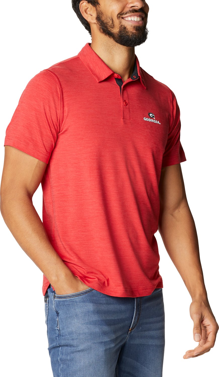 Columbia Sportswear Men's University of Georgia Tech Trail Polo                                                                  - view number 2