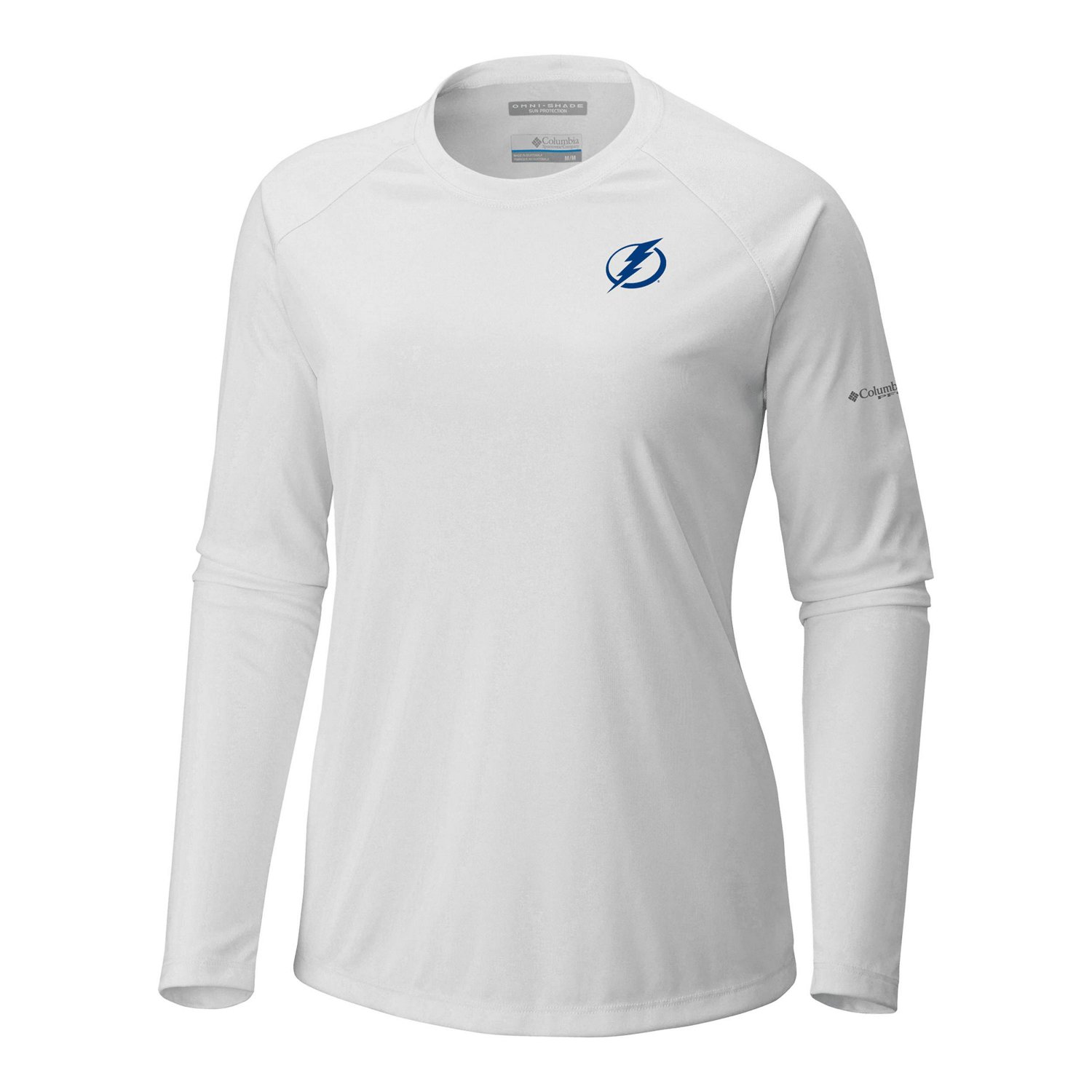 Columbia Tampa Bay Lightning Omni-Shade Tidal Tee II Raglan Long Sleeve T-Shirt - view number 2