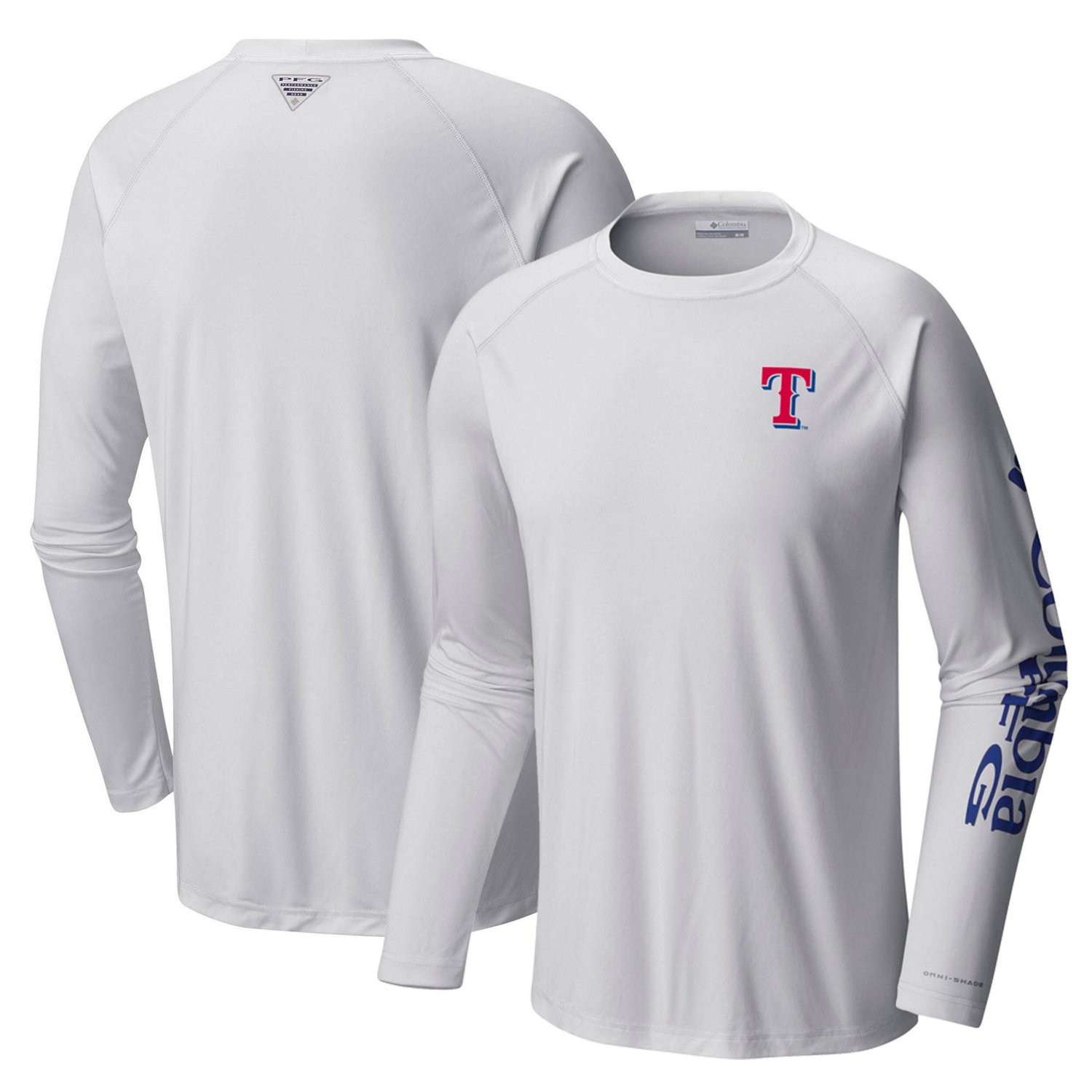 Columbia Texas Rangers Terminal Tackle Long Sleeve T-Shirt Academy