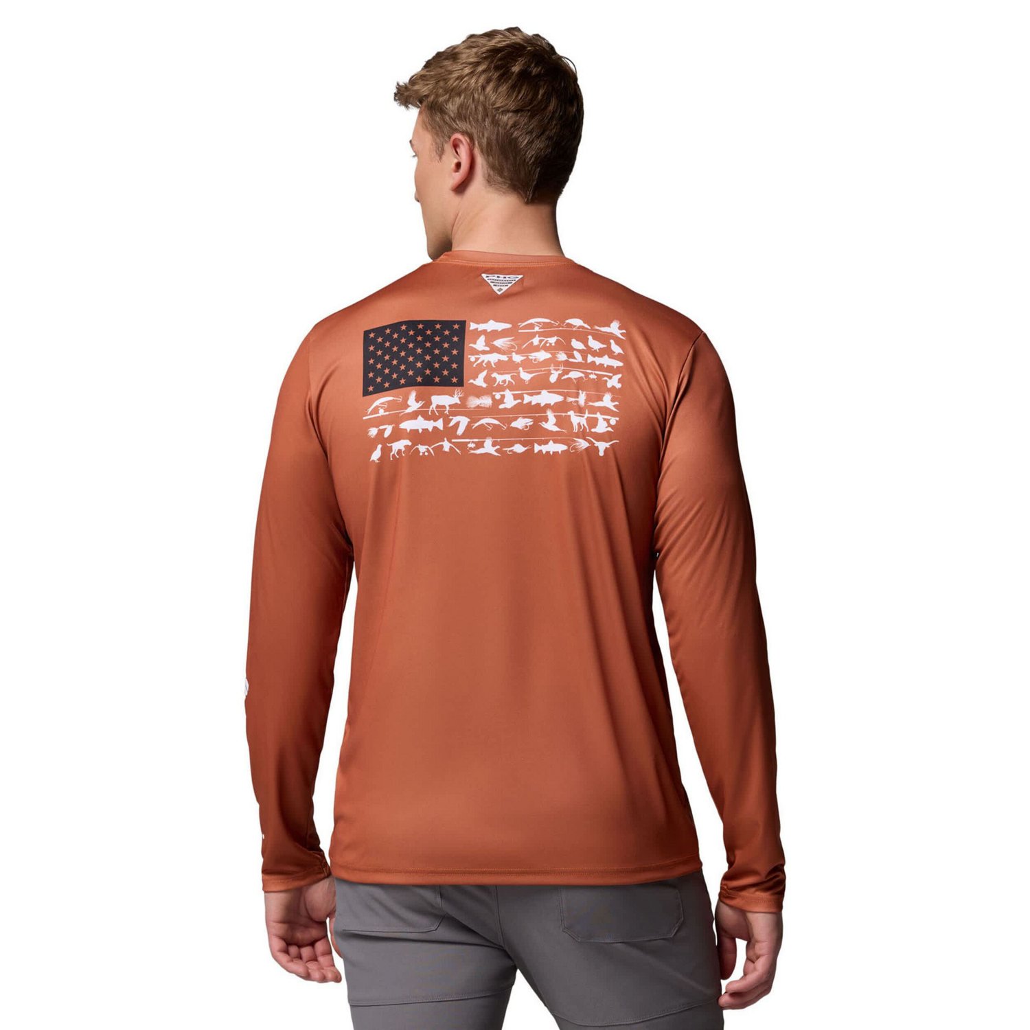 Columbia Texas Texas Longhorns PHG Terminal Shot 3-Hit Long Sleeve T-Shirt - view number 2
