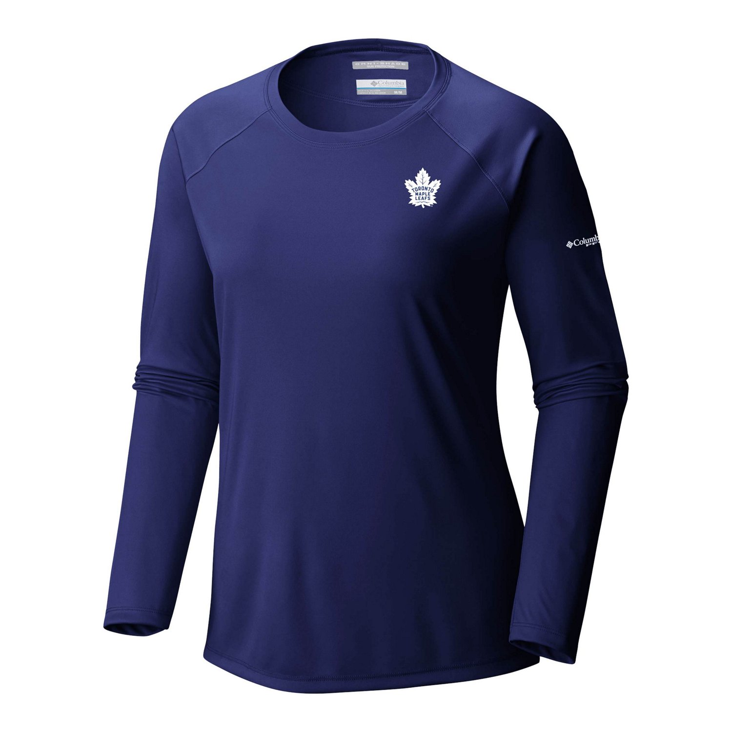 Columbia Toronto Maple Leafs Omni-Shade Tidal Tee II Raglan Long Sleeve T-Shirt - view number 2
