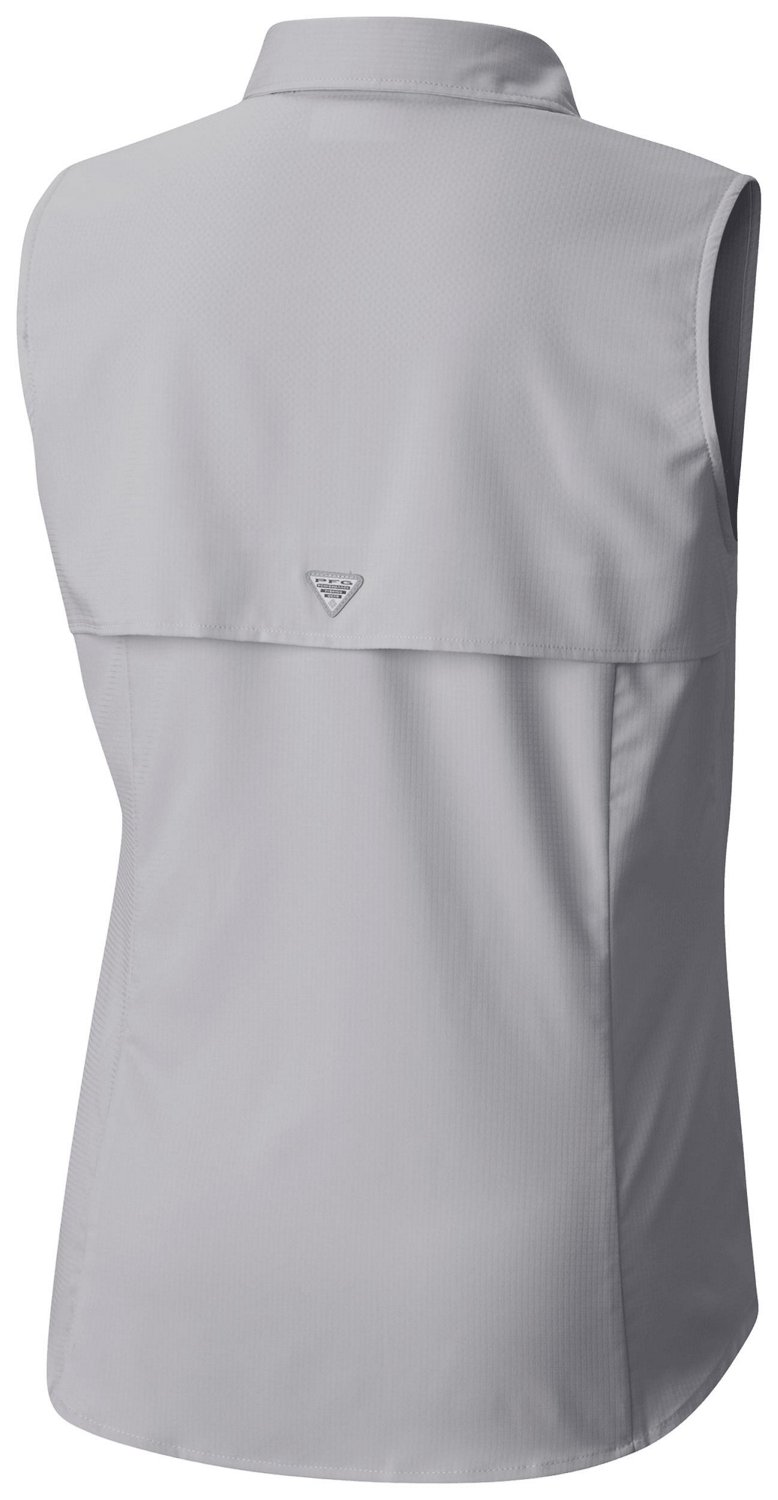 Columbia Vancouver Canucks Tamiami Omni-Shade Sleeveless Button-Up Shirt                                                         - view number 3