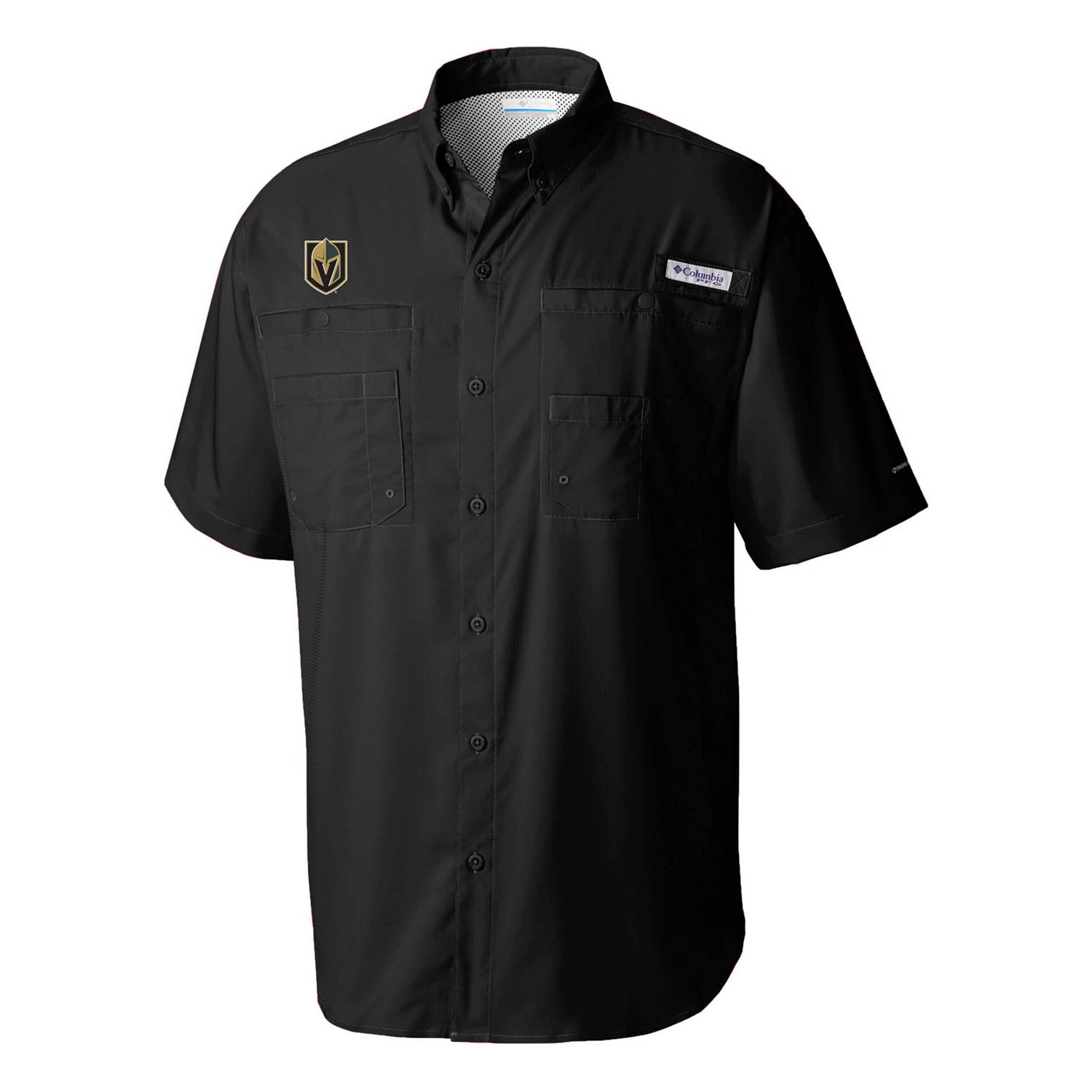 Columbia Vegas Golden Knights Tamiami Short Sleeve Omni-Wick Button-Down Shirt - view number 2