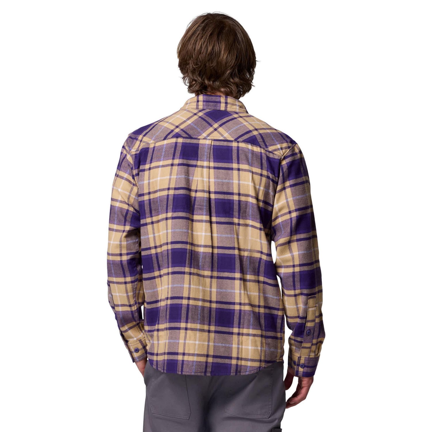 Columbia Washington Huskies Flare Gun Omni-Wick Flannel Long Sleeve Button-Up Shirt - view number 2