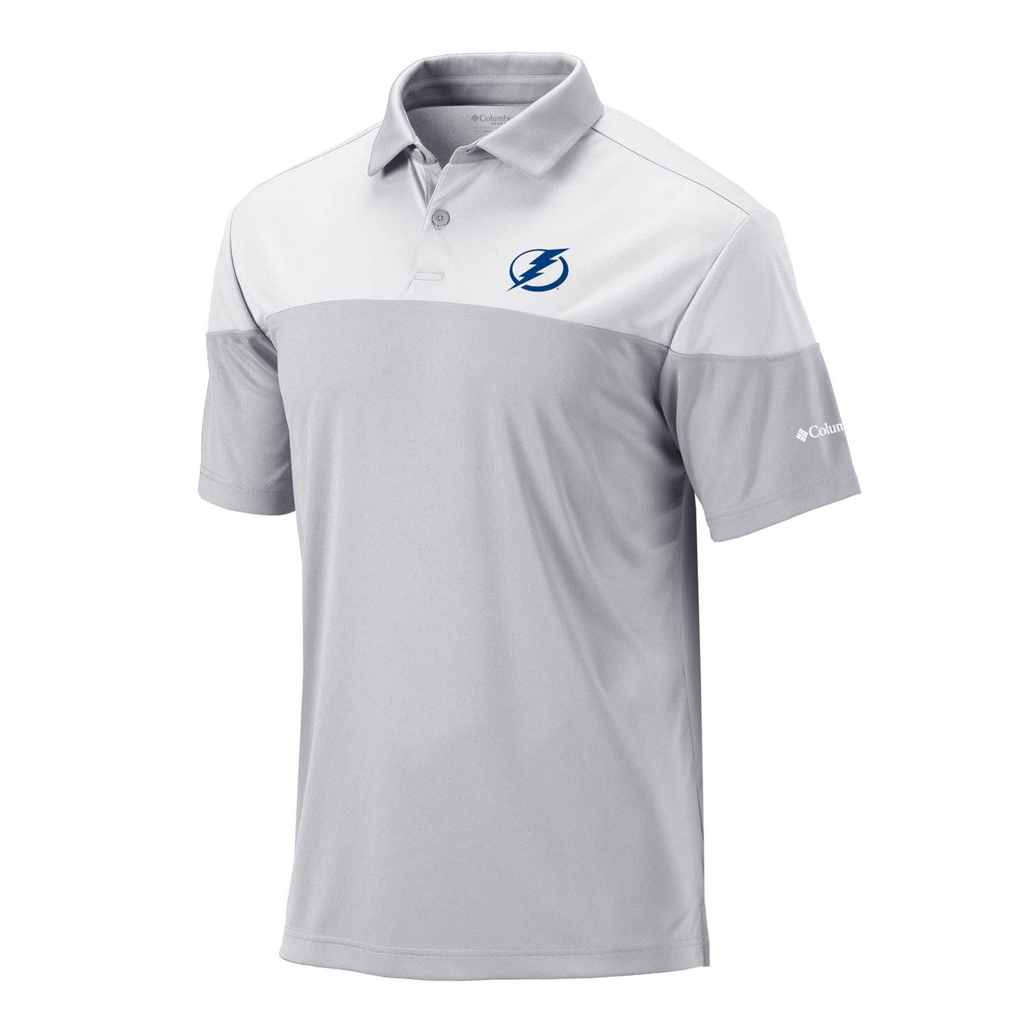 Columbia White Tampa Bay Lightning Best Ball Omni-Wick Polo - view number 2
