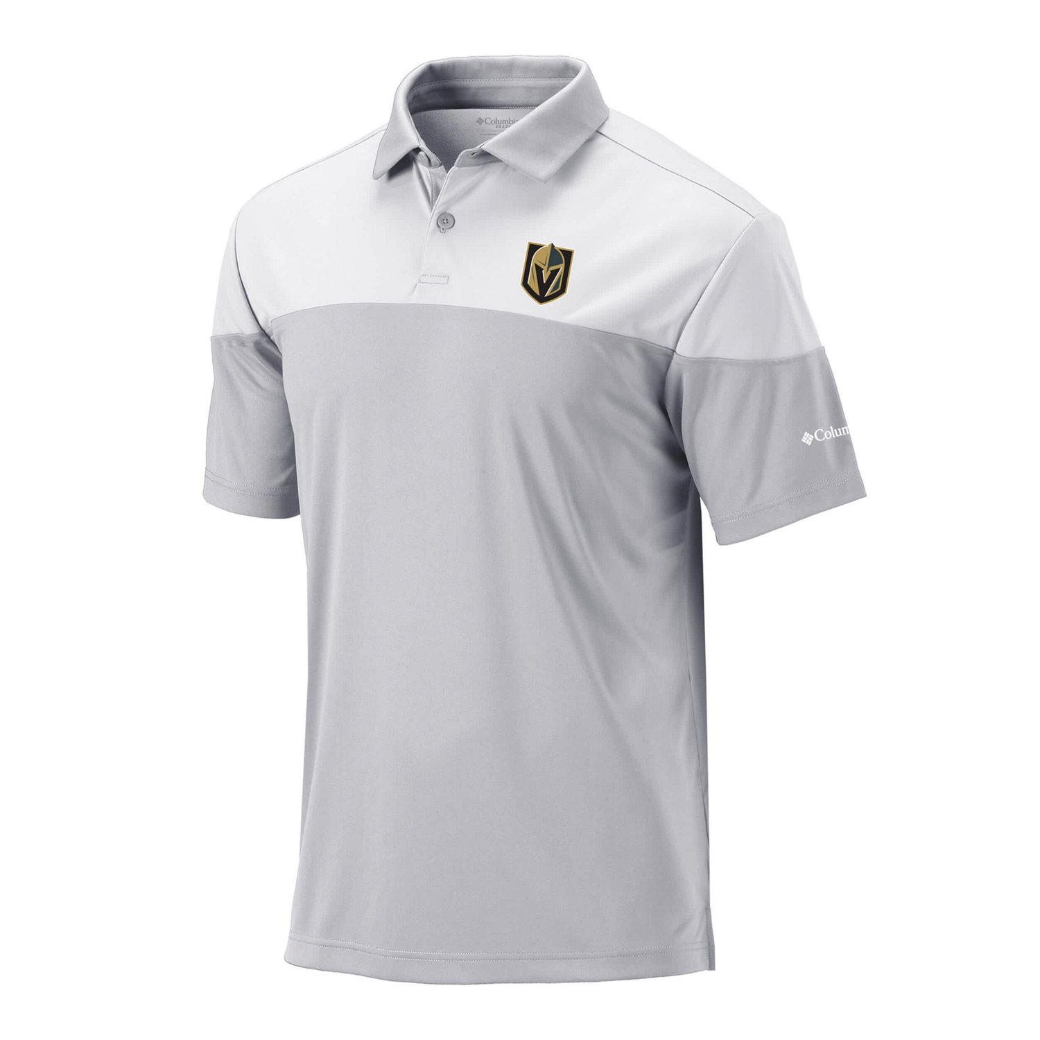 Columbia White Vegas Golden Knights Best Ball Omni-Wick Polo - view number 2