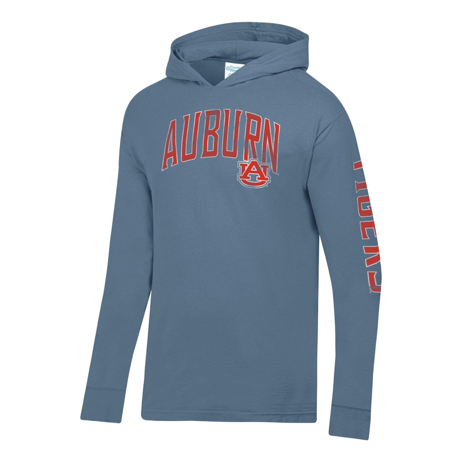 ComfortWash Auburn Tigers Long Sleeve Hooded T-Shirt - view number 2