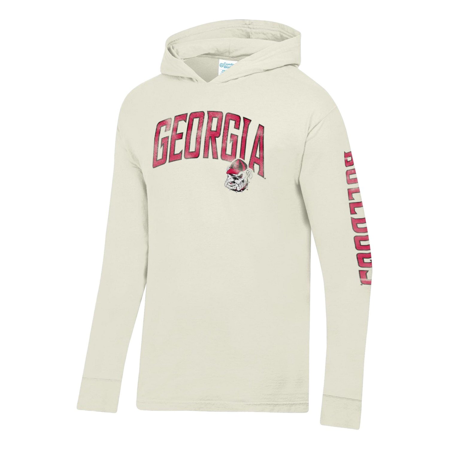 ComfortWash Georgia Bulldogs Long Sleeve Hooded T-Shirt - view number 2