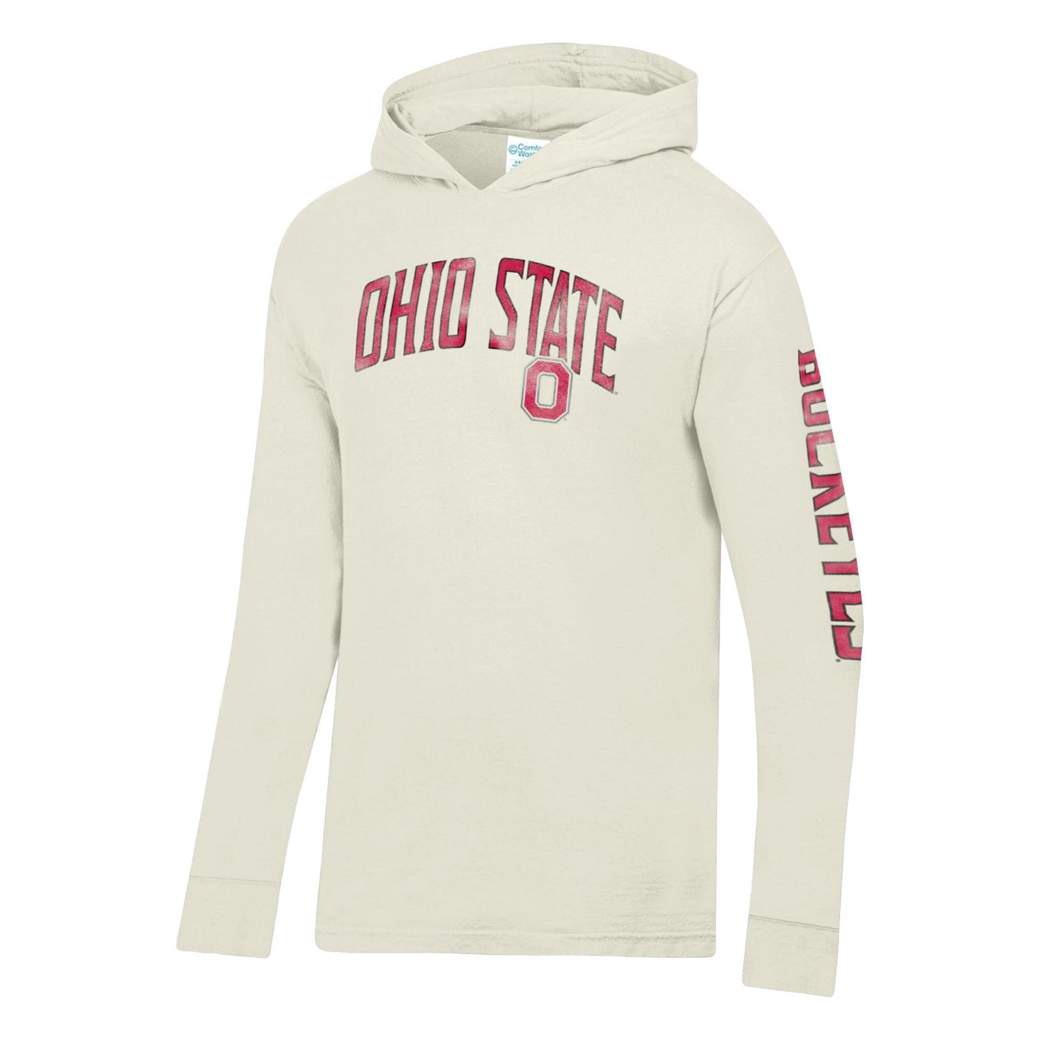 ComfortWash Ohio State Buckeyes Long Sleeve Hooded T-Shirt - view number 2