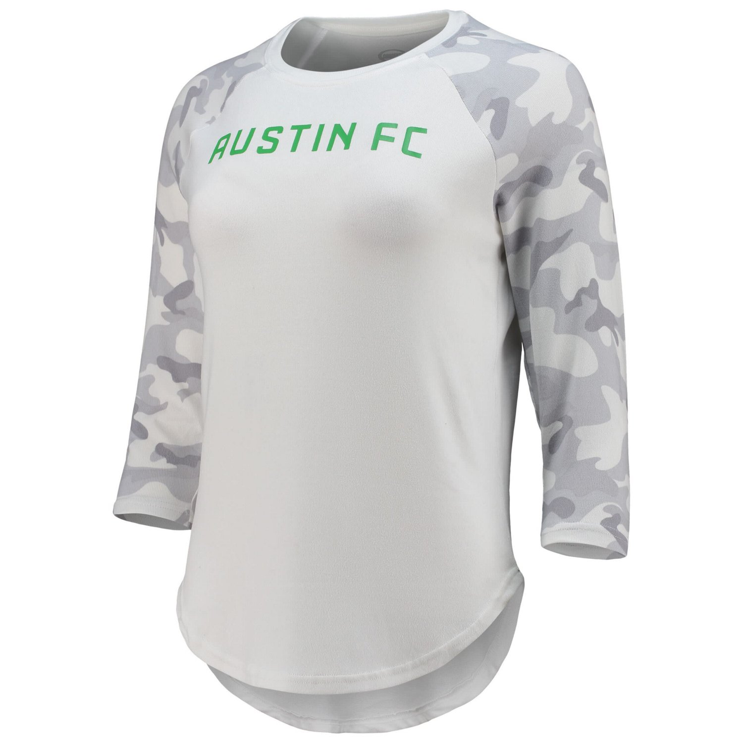 Concepts Sport /Gray Austin FC Composite 3/4-Sleeve Raglan Top                                                                   - view number 2