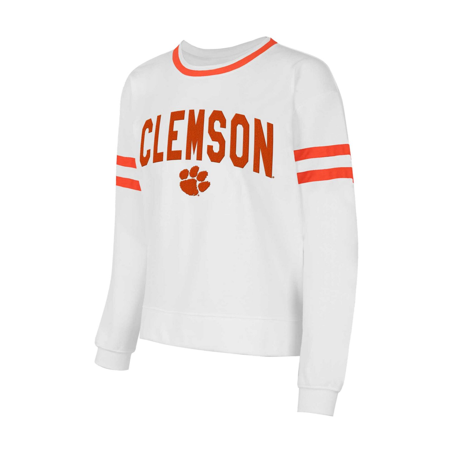 Concepts Sport Clemson Tigers Borough French Terry Arch Over Long Sleeve T-Shirt - view number 2