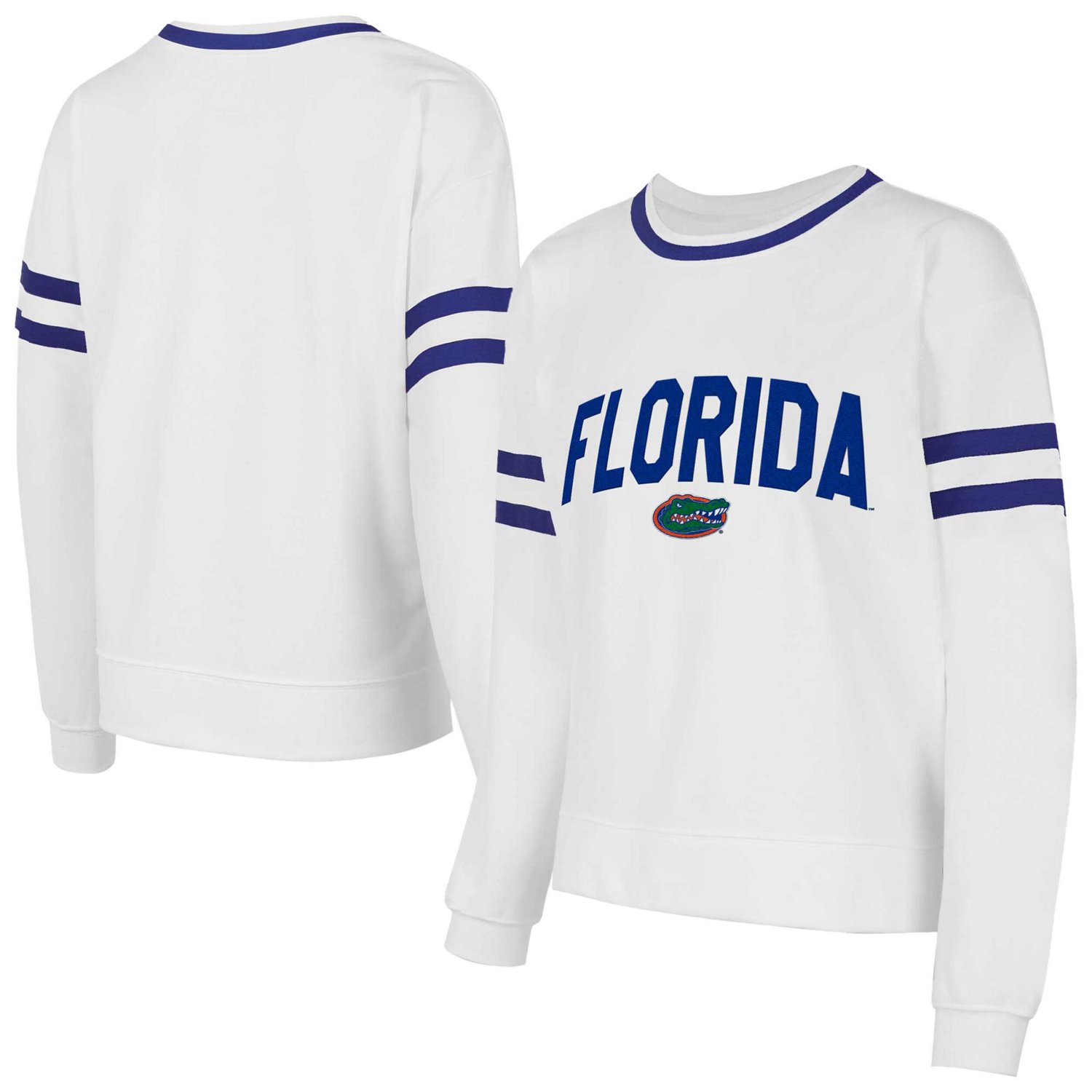 Concepts Sport Florida Gators Borough French Terry Arch Over Long Sleeve T-Shirt                                                