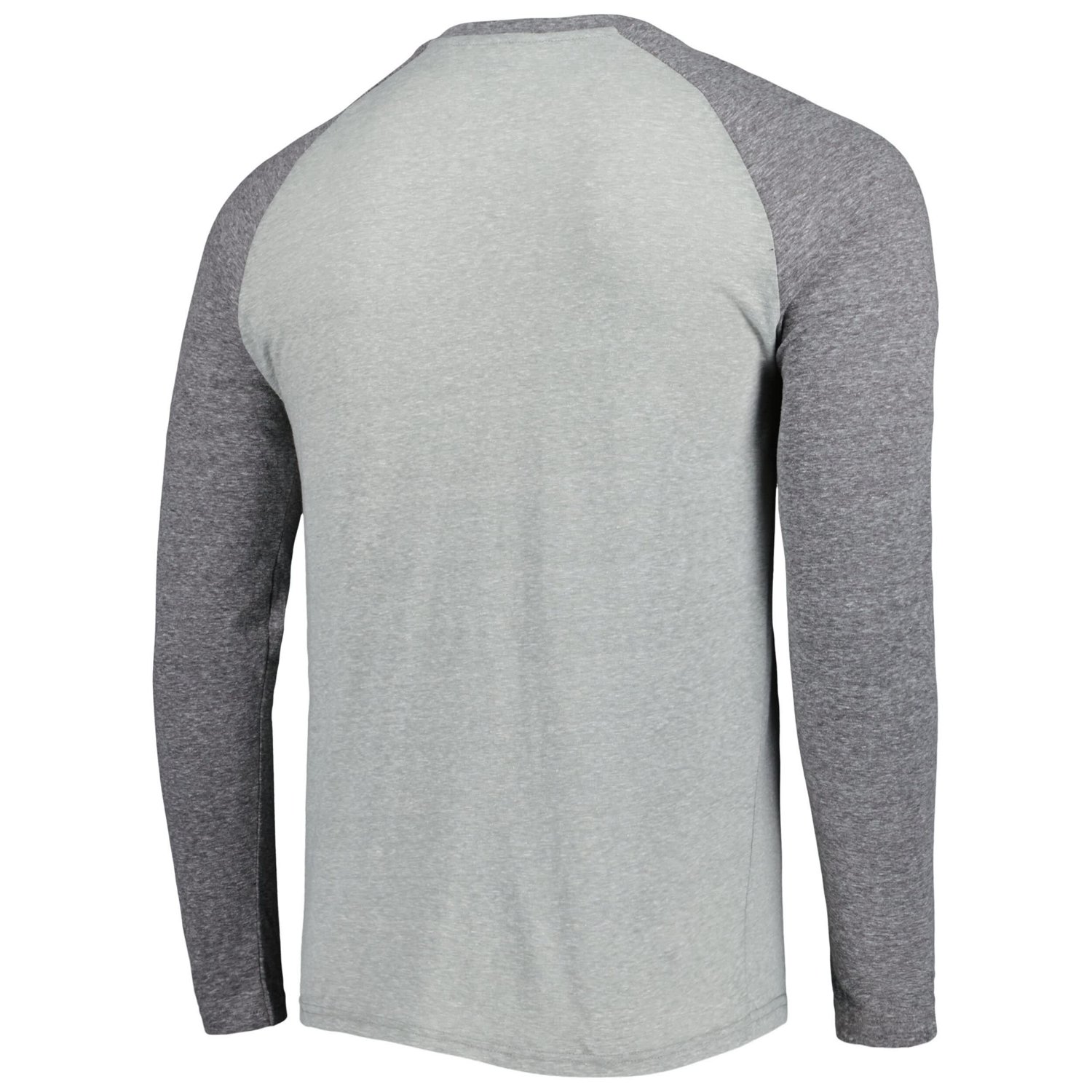 Concepts Sport Heathered Gray/Heathered Charlotte FC Ledger Raglan Long Sleeve T-Shirt