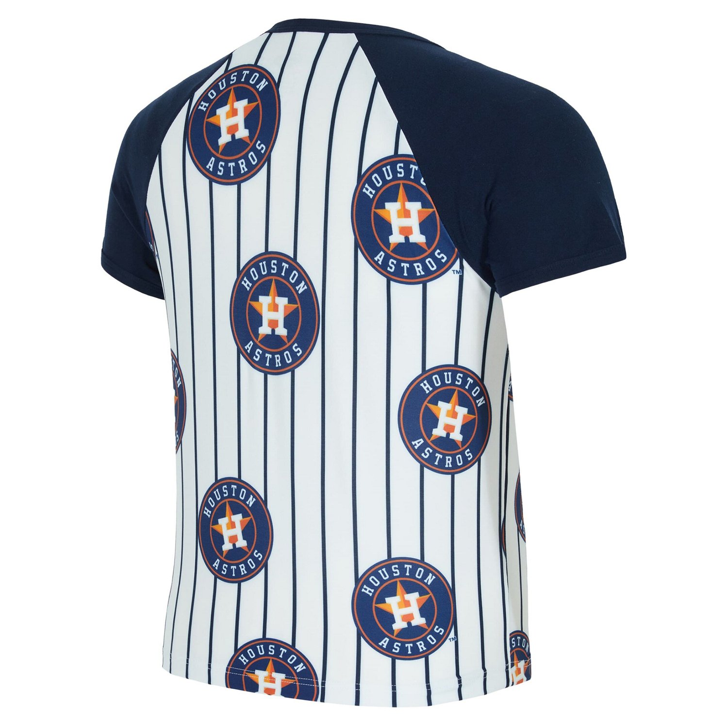 Concepts Sport Houston Astros Outbound Pinstripe Raglan T-Shirt - view number 3