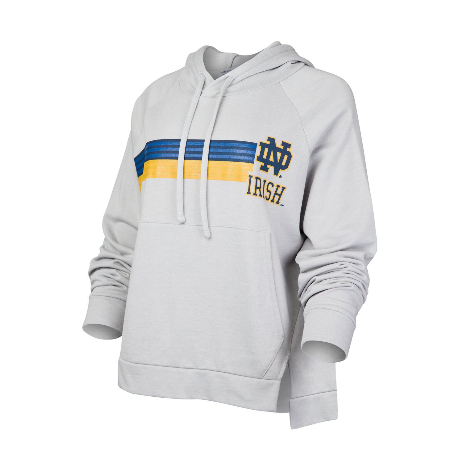 Concepts Sport Notre Dame Fighting Irish Cedar Tri-Blend Raglan Pullover Hoodie