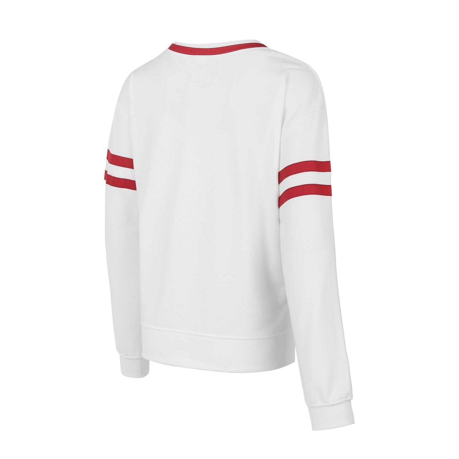 Concepts Sport Oklahoma Sooners Borough French Terry Arch Over Long Sleeve T-Shirt                                               - view number 3