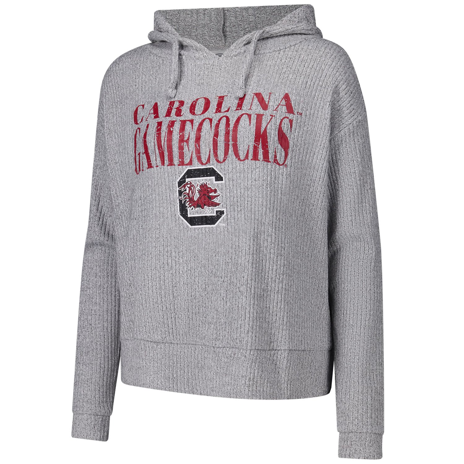 Concepts Sport South Carolina Gamecocks Juniper Soft Modest Cropped Long Sleeve Hoodie T-Shirt - view number 2