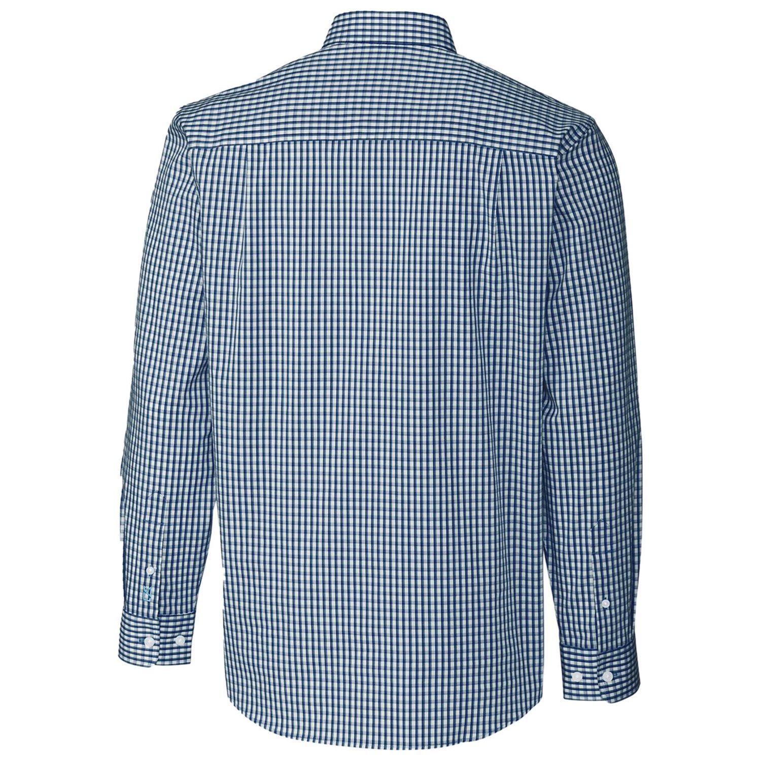 Cutter  Buck Auburn Tigers Easy Care Stretch Gingham Long Sleeve Button-Down Shirt - view number 3