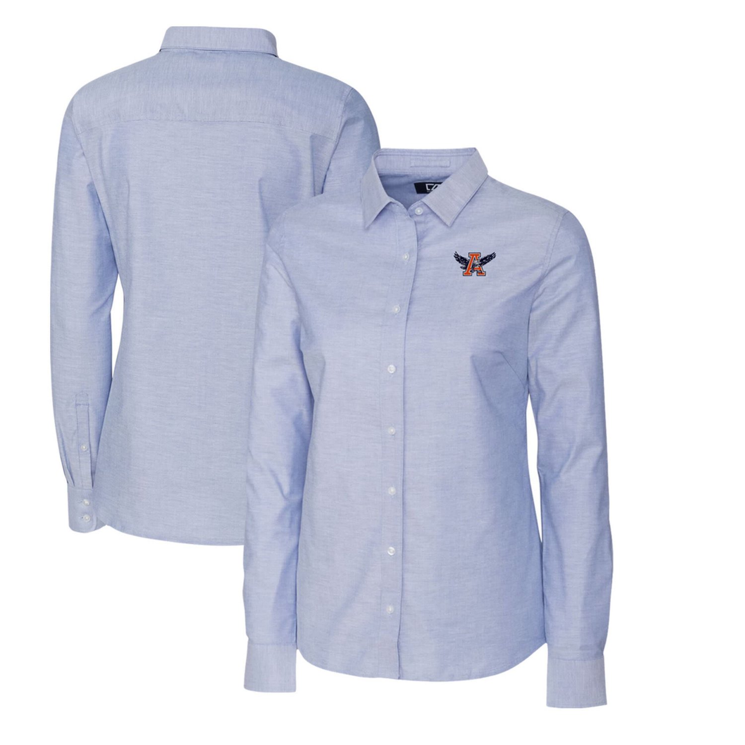 Cutter  Buck Auburn Tigers Oxford Stretch Long Sleeve Button-Up Shirt                                                           