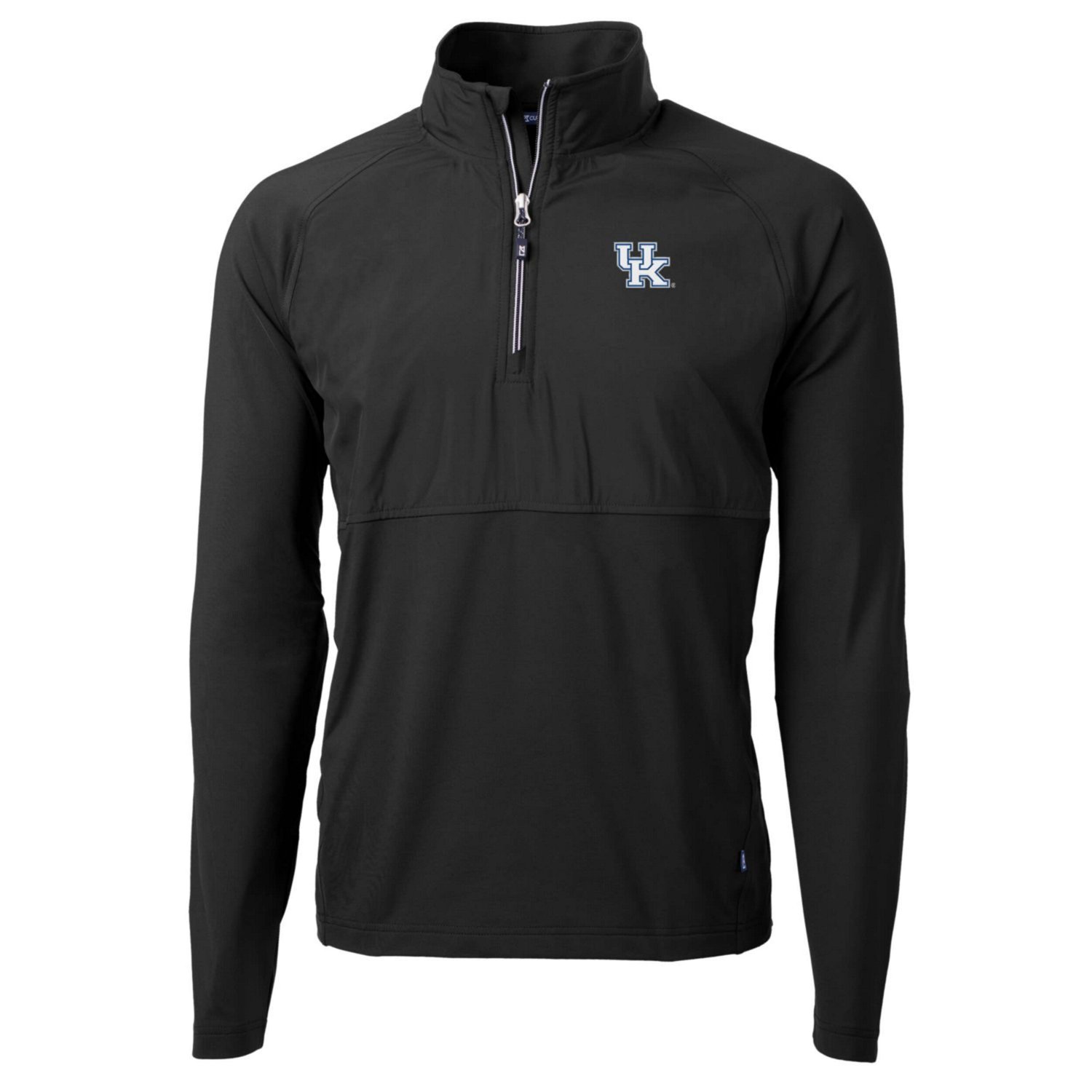 Cutter  Buck Black Kentucky Wildcats Adapt Eco Knit Hybrid Recycled Quarter-Zip Pullover Top - view number 1