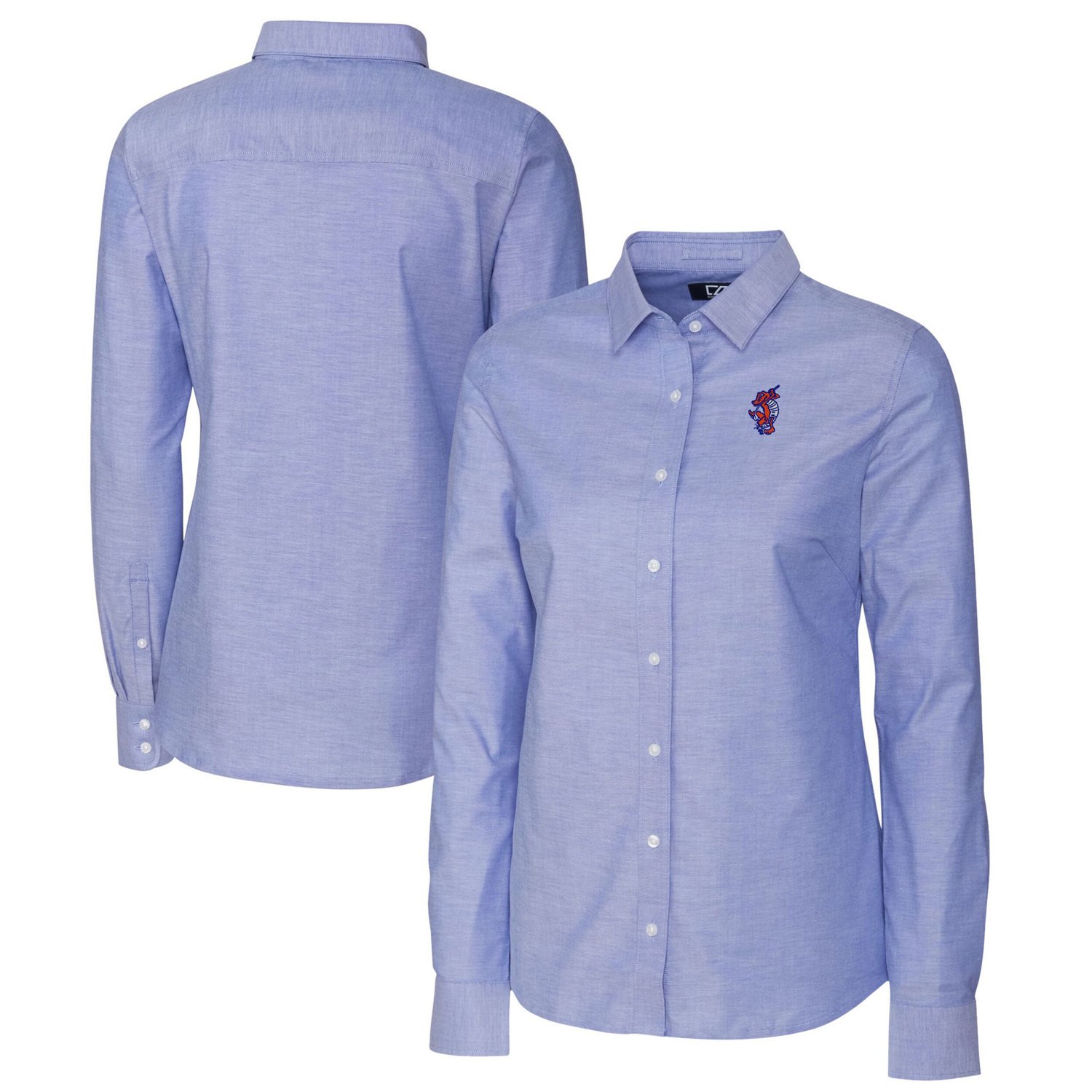 Cutter  Buck Florida Gators Swinging Gator Stretch Oxford Long Sleeve Button-Up Shirt                                           