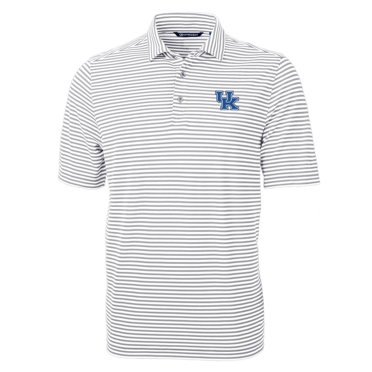 Cutter  Buck Kentucky Wildcats Virtue Eco Pique Stripe Recycled Polo - view number 1