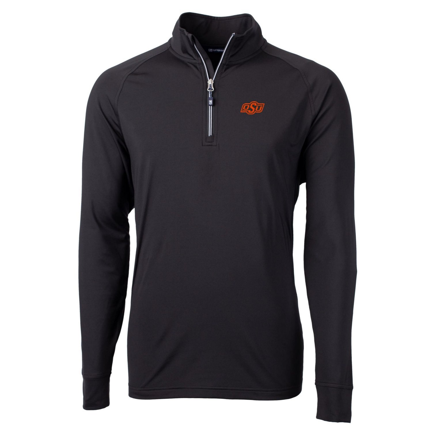 Cutter  Buck Oklahoma State Cowboys Adapt Eco Knit Quarter-Zip Pullover Jacket                                                   - view number 2