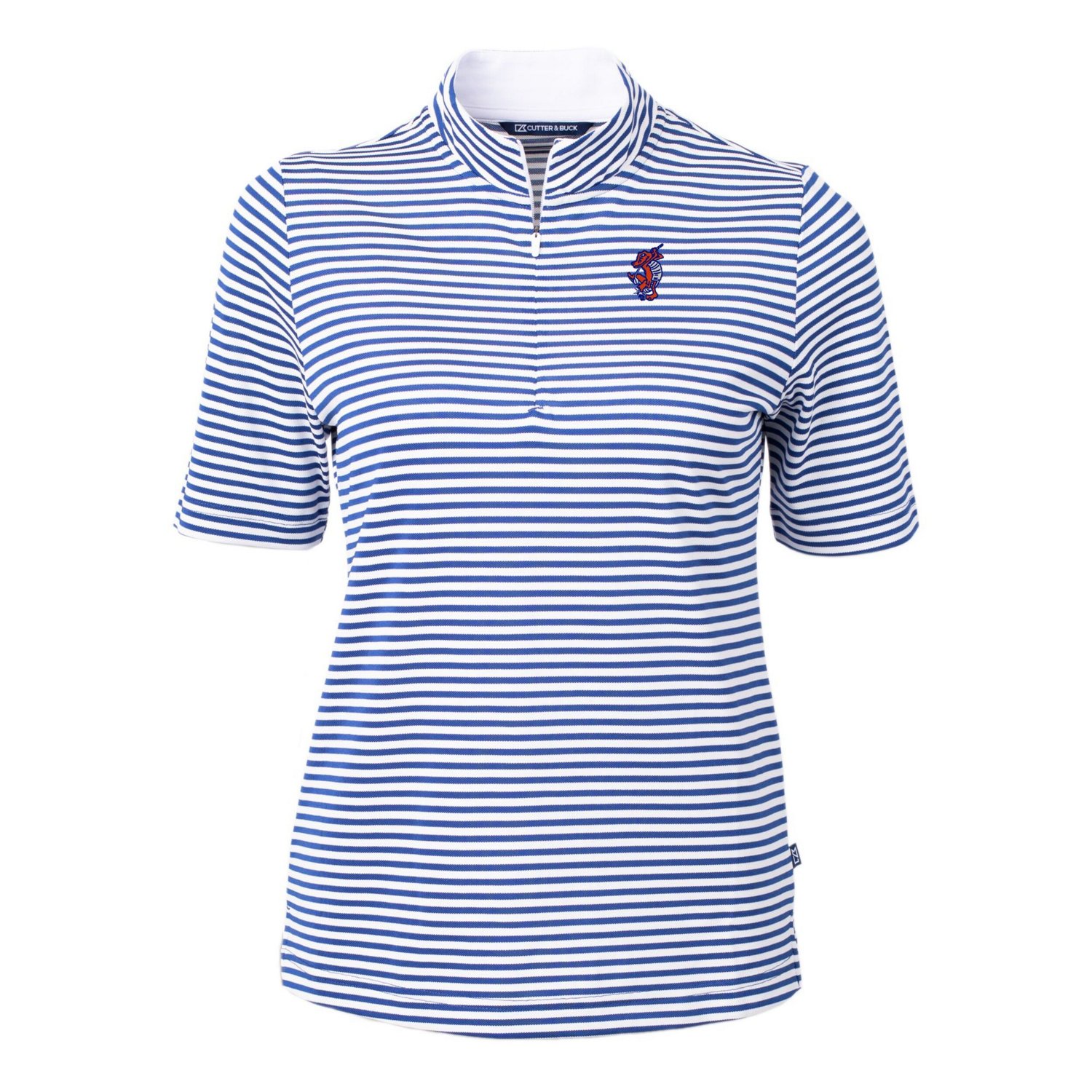 Cutter & Buck Women's Florida Gators Swinging Gator DryTec Virtue Eco Pique Stripe Recycled Polo                                 - view number 2