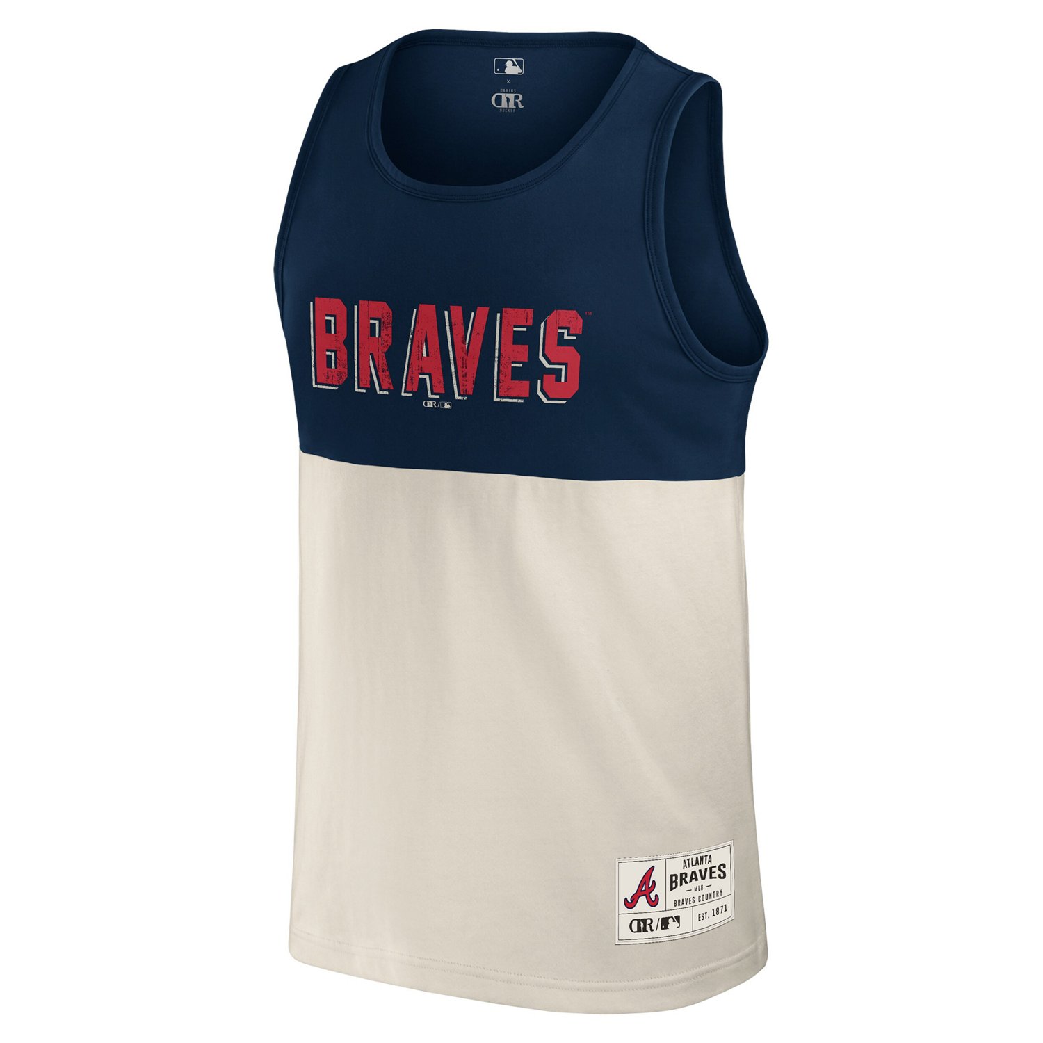 Darius Rucker Collection by Fanatics Atlanta Braves Colorblock Tank Top                                                          - view number 2