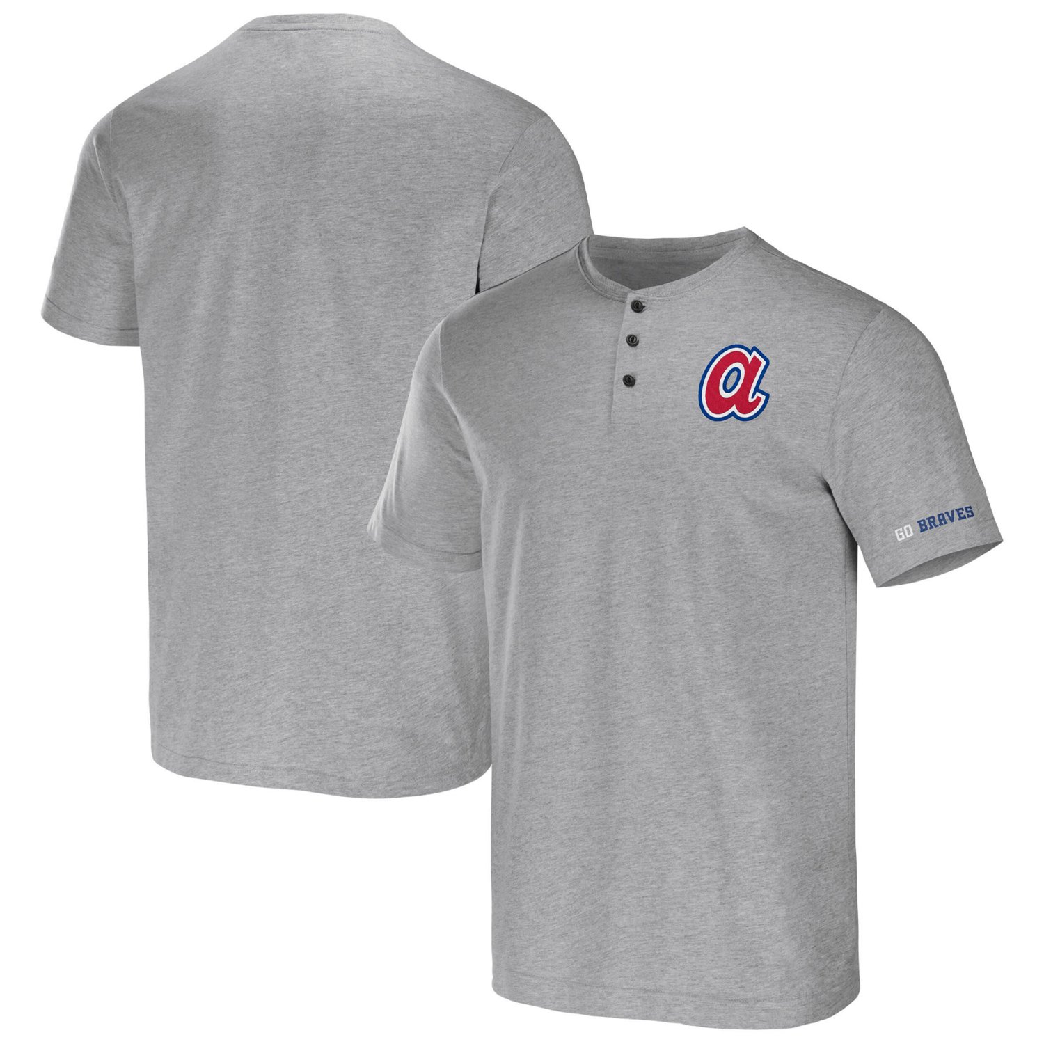 Darius Rucker Collection by Fanatics Atlanta Braves Henley T-Shirt - view number 1