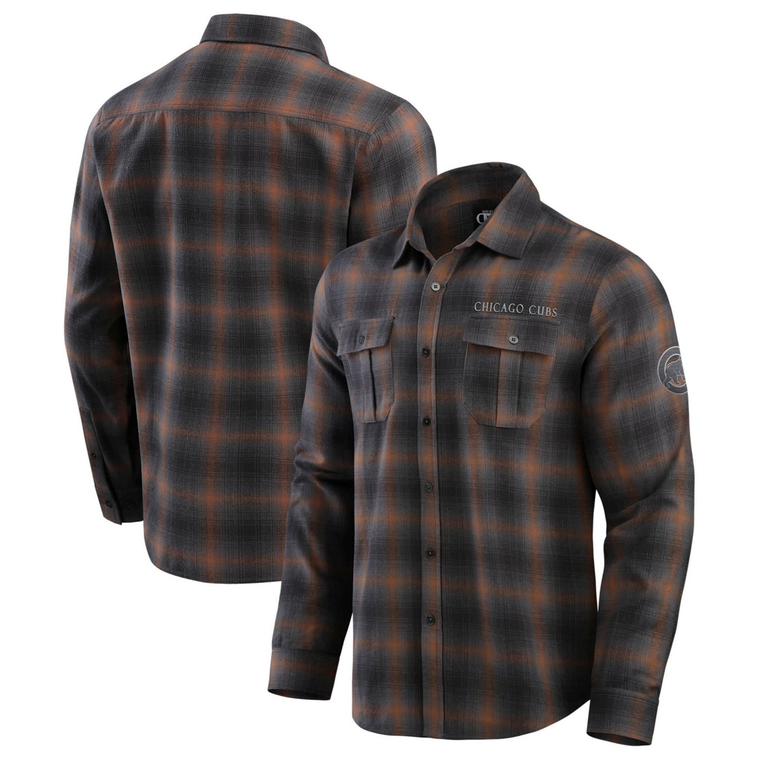 Darius Rucker Collection by Fanatics Chicago Cubs Classic Flannel Long Sleeve Button-Up Shirt